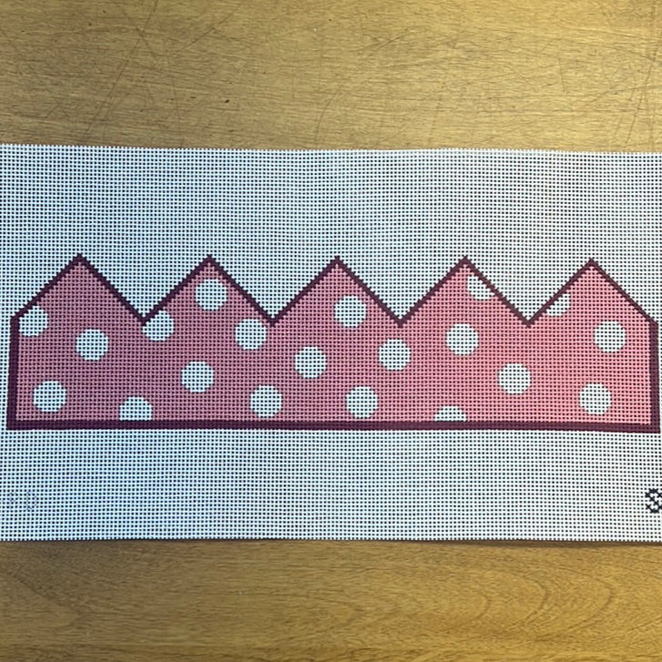 Birthday Crown-Pink Dots
