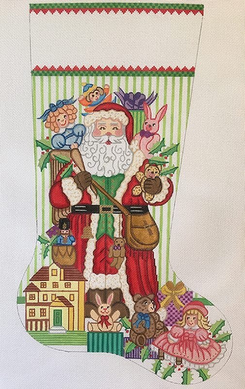 Santa & Toys Stocking
