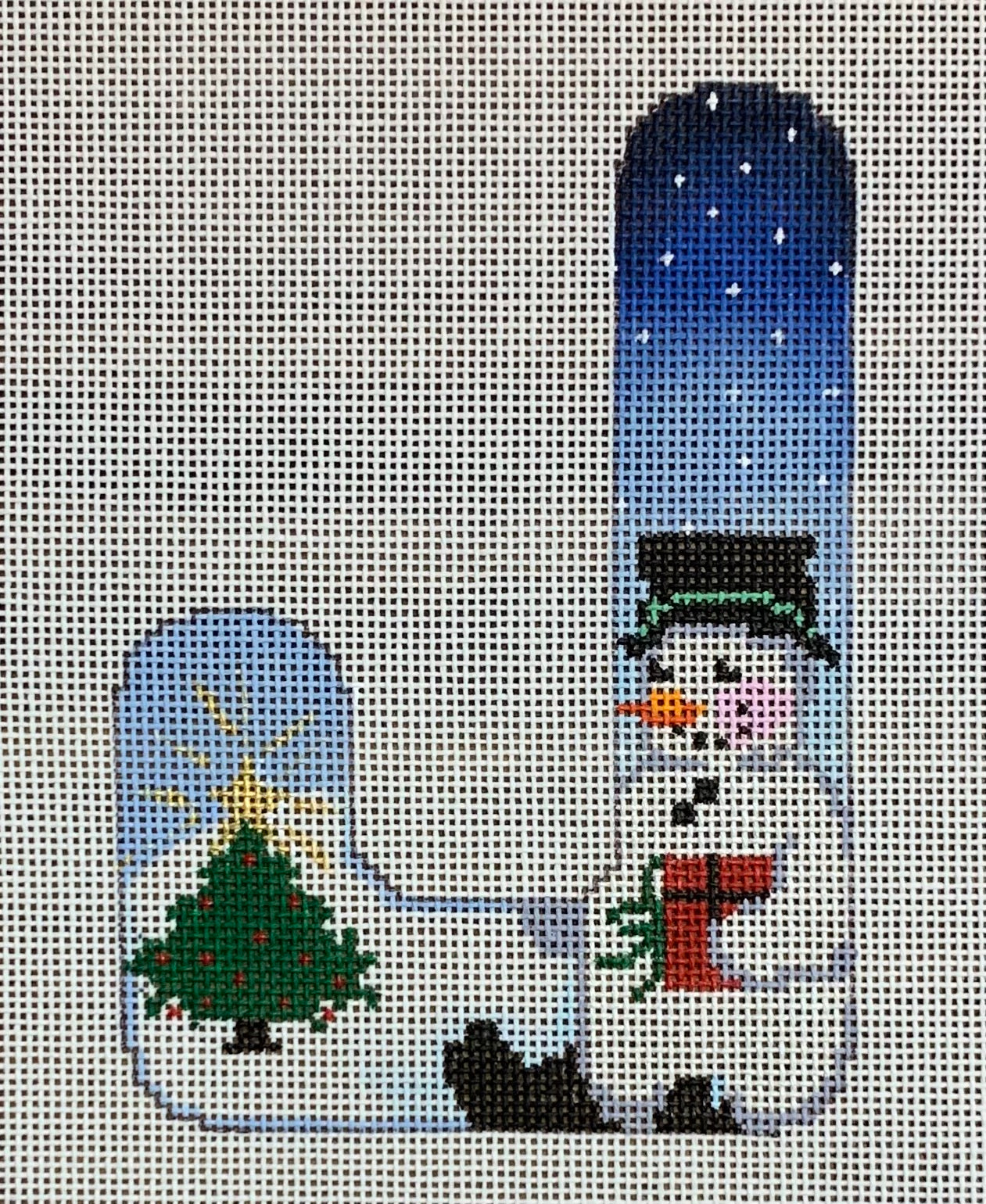 J Alphabet Snowman