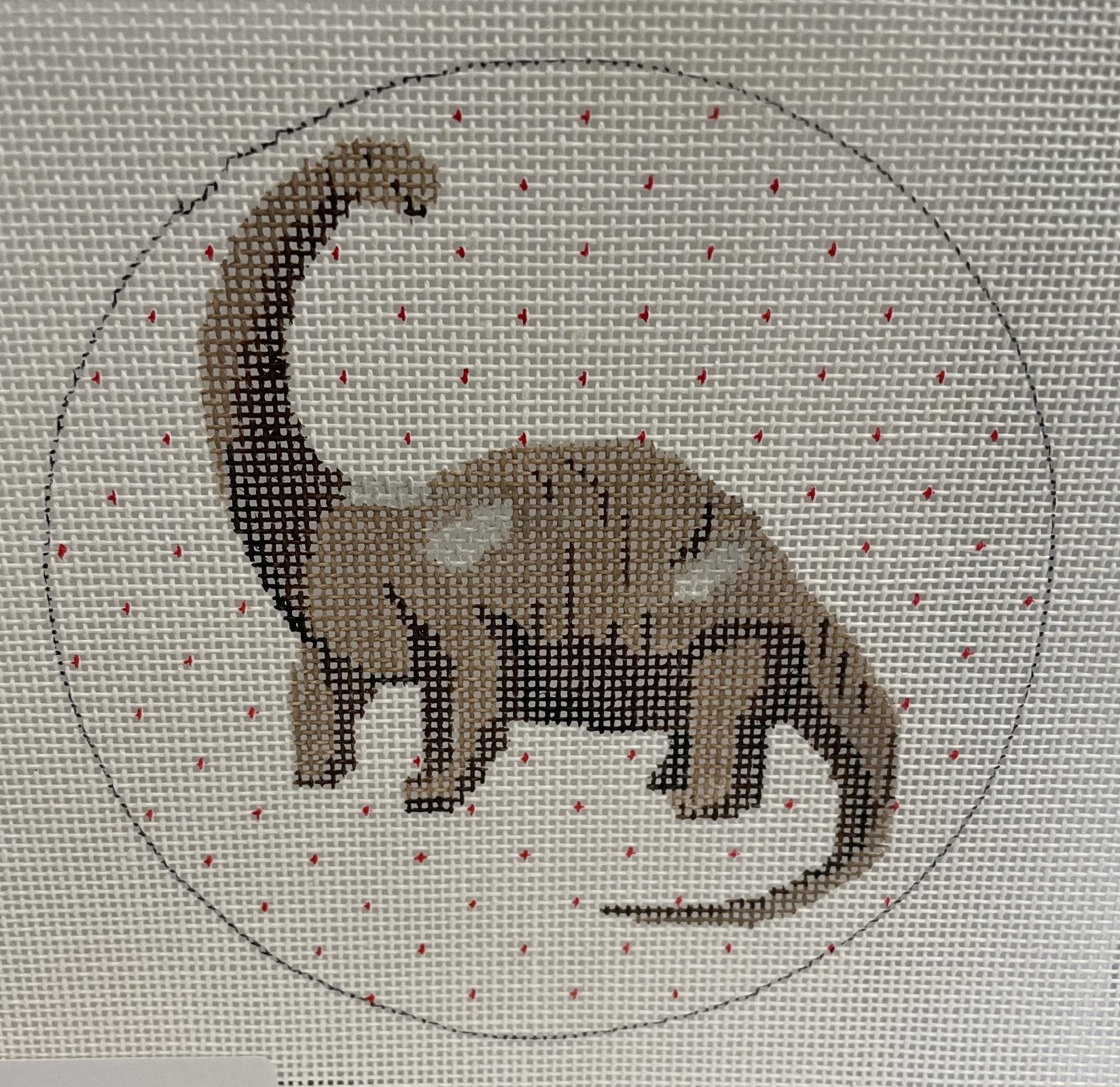 Brontosaurus Dinosaur Round