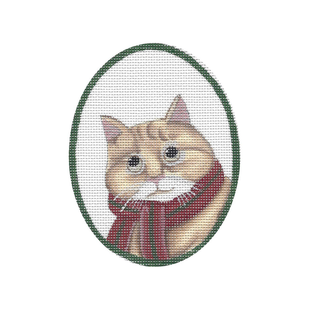 Cat with Scarf