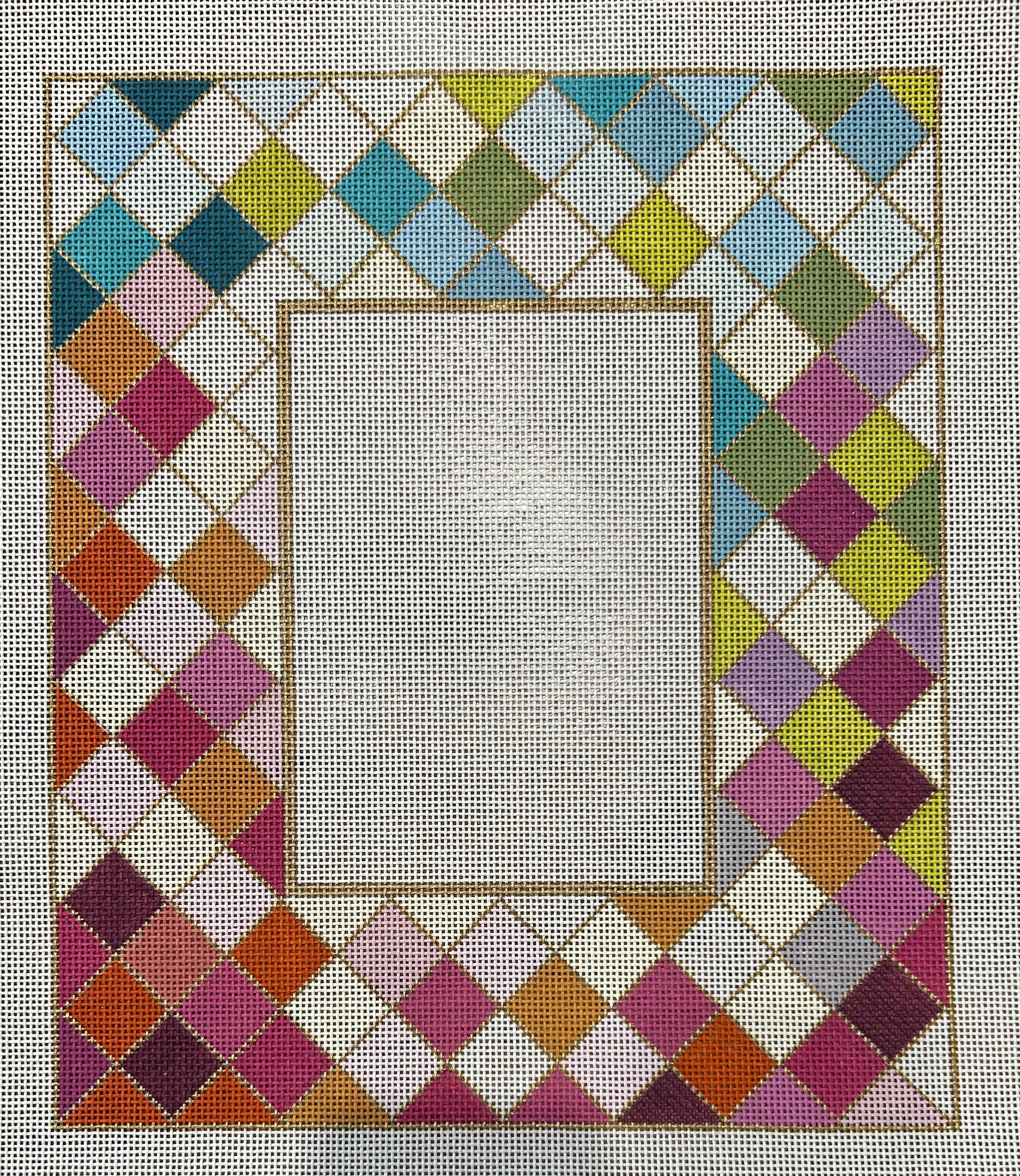 Colorful Diamonds Picture Frame