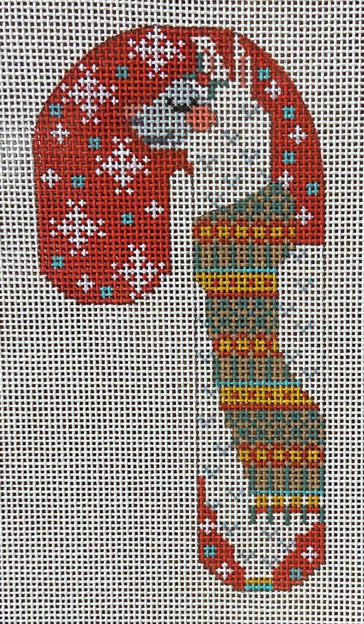 Red Llama Candy Cane