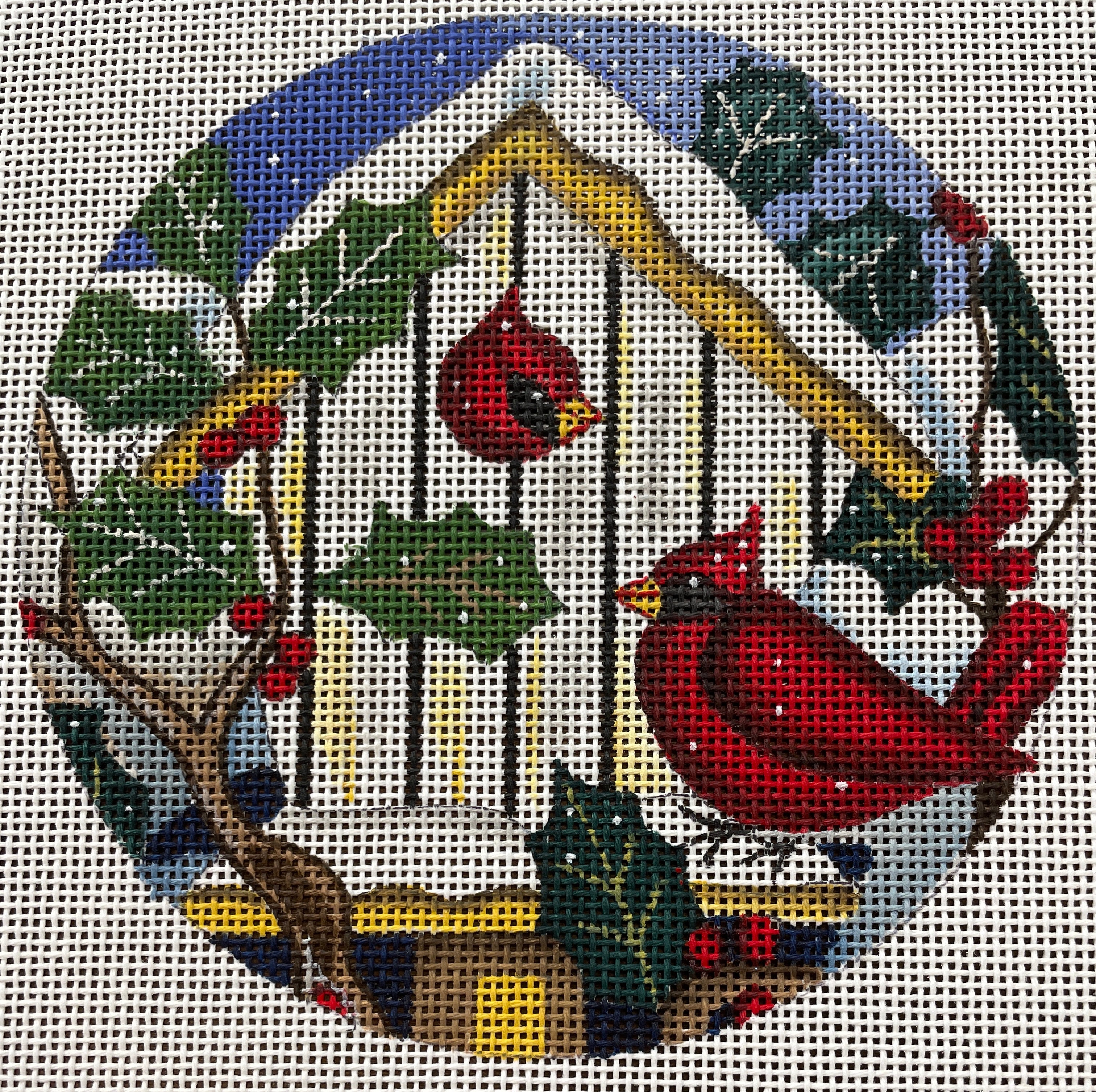 Bird House w/Cardinals Ornament