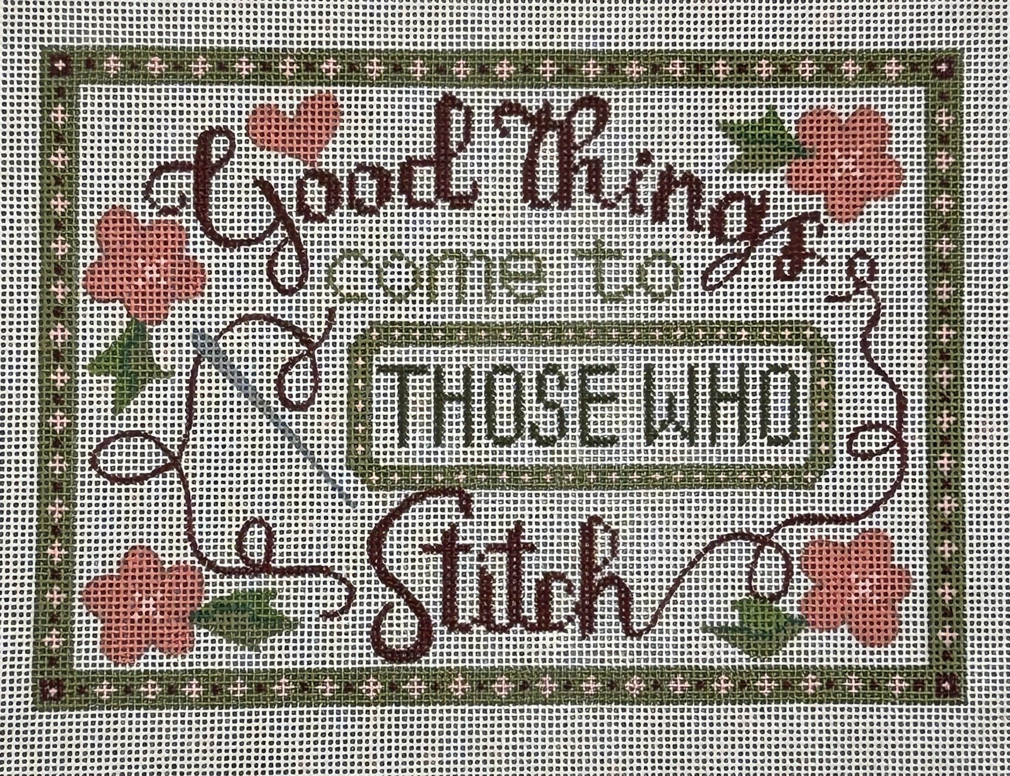 Good Things Come to Those who Stitch