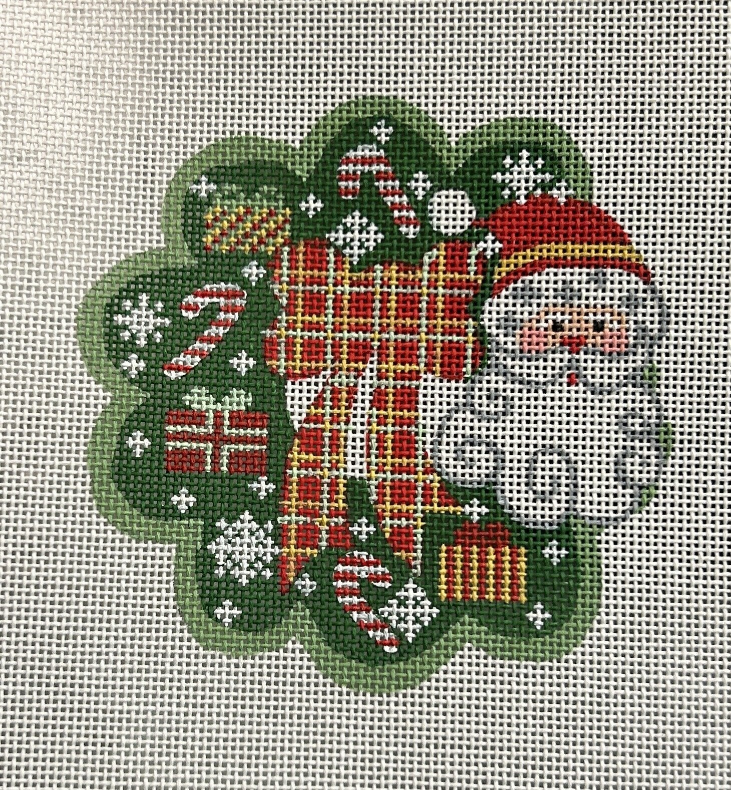 Wreath Ornament - Santa