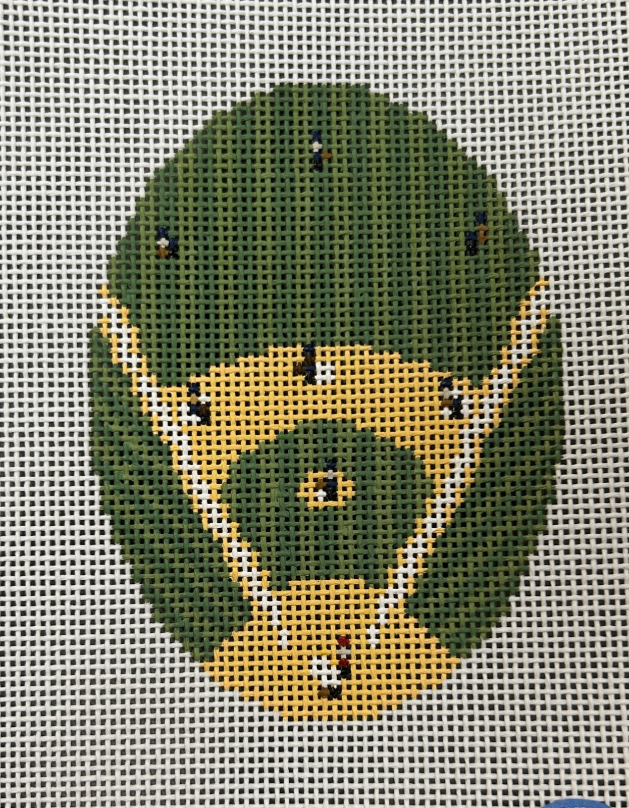 Baseball From Above Oval