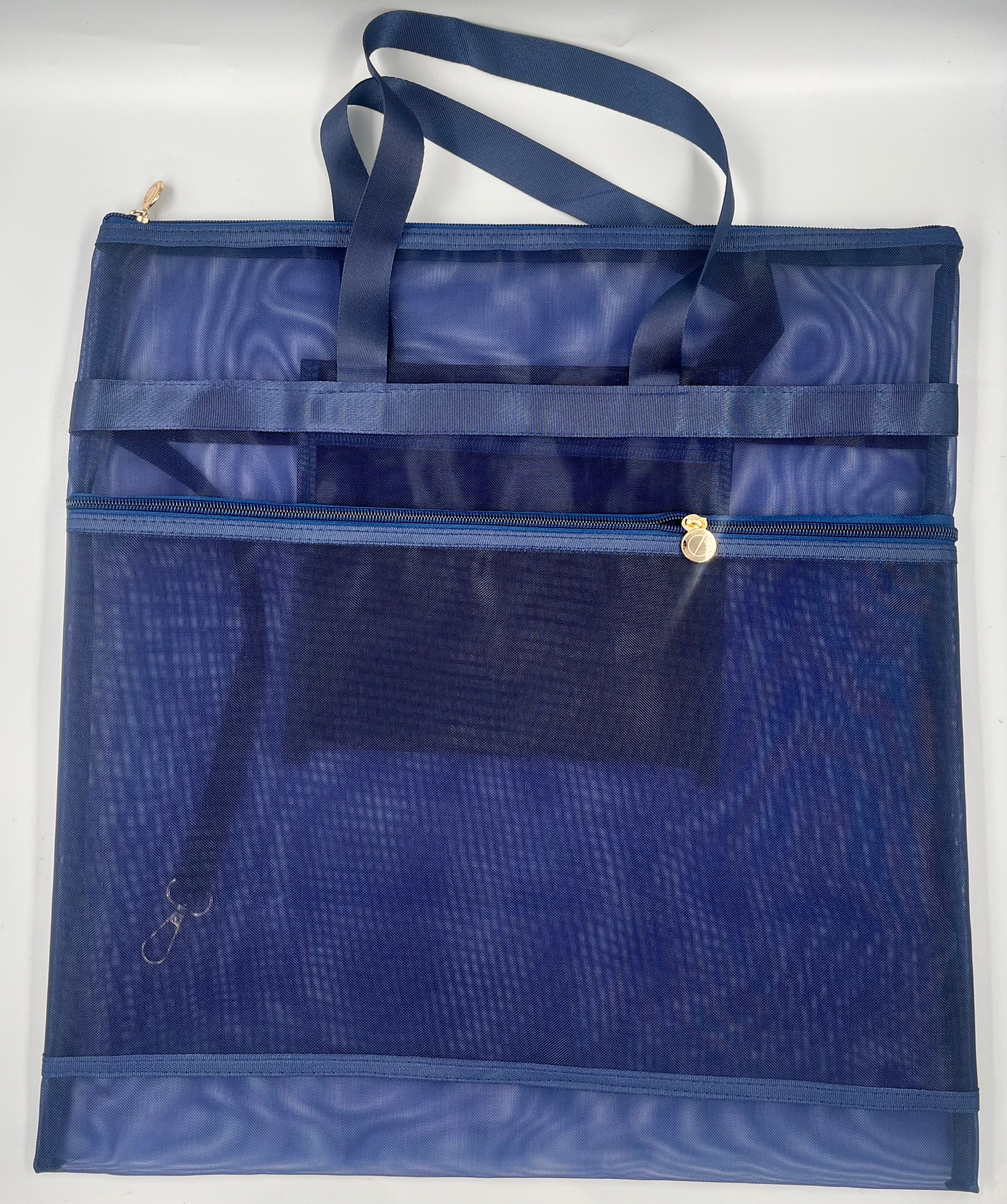 18" x 18" Project Bag - Double Zip w/ Handles & Tether