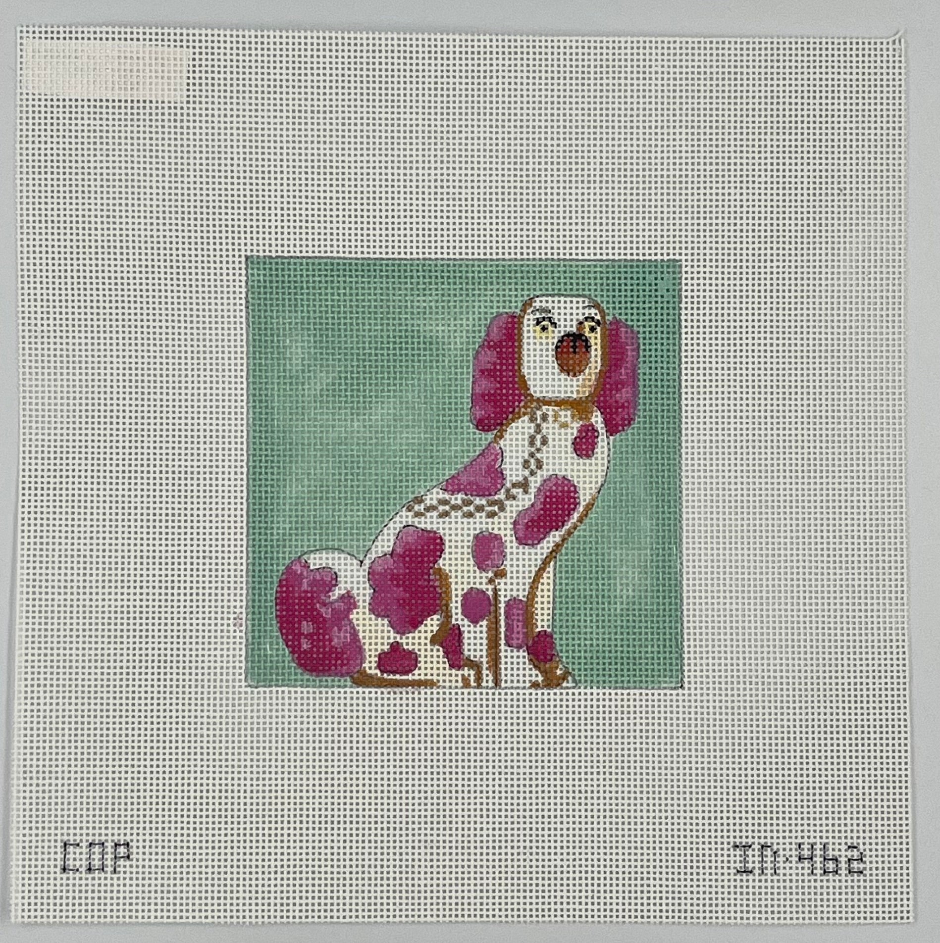 Pink Staffordshire Dog - Right-Facing
