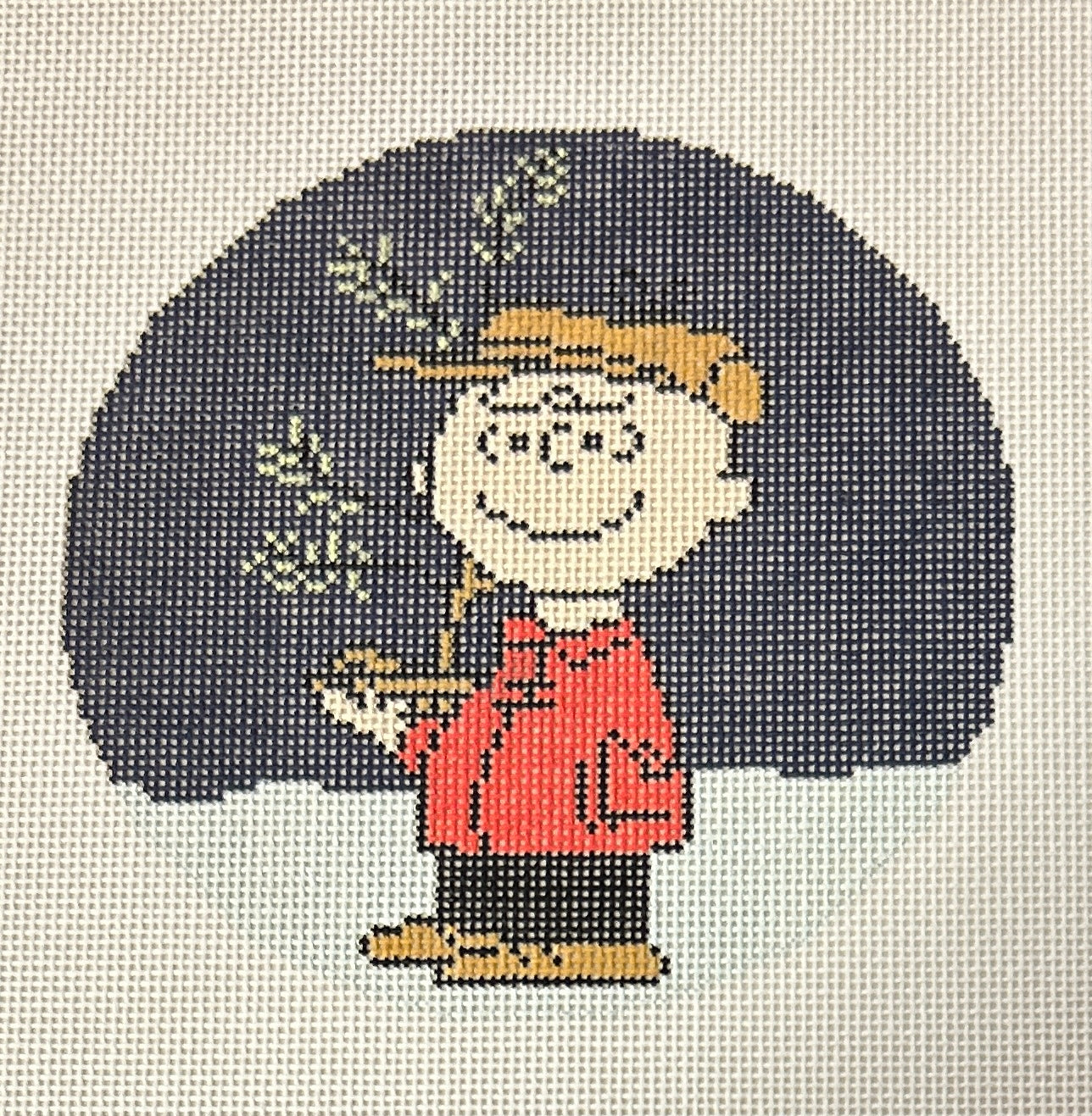 Peanuts - Charlie Brown Holding Tree Round