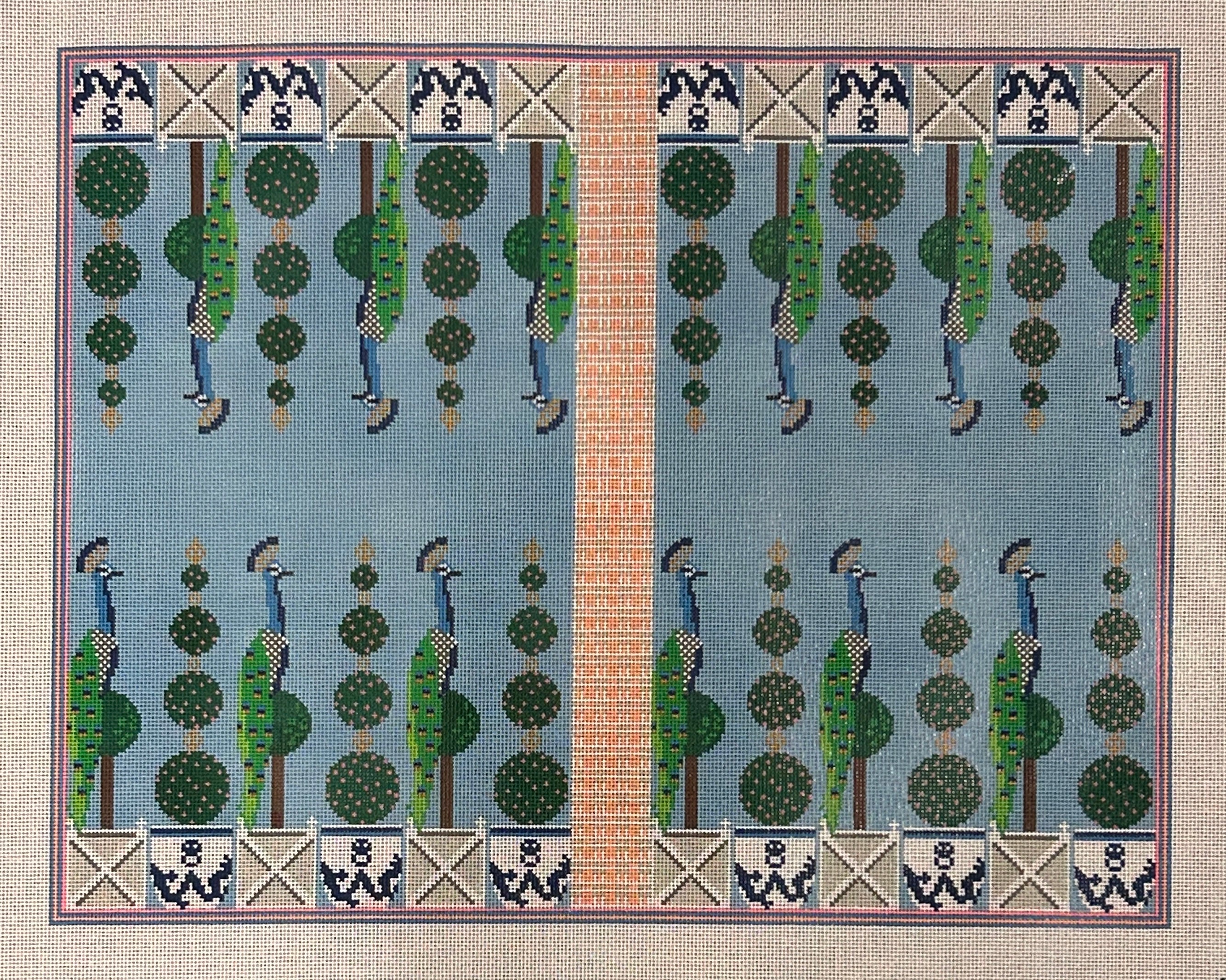 Peacock Backgammon Board