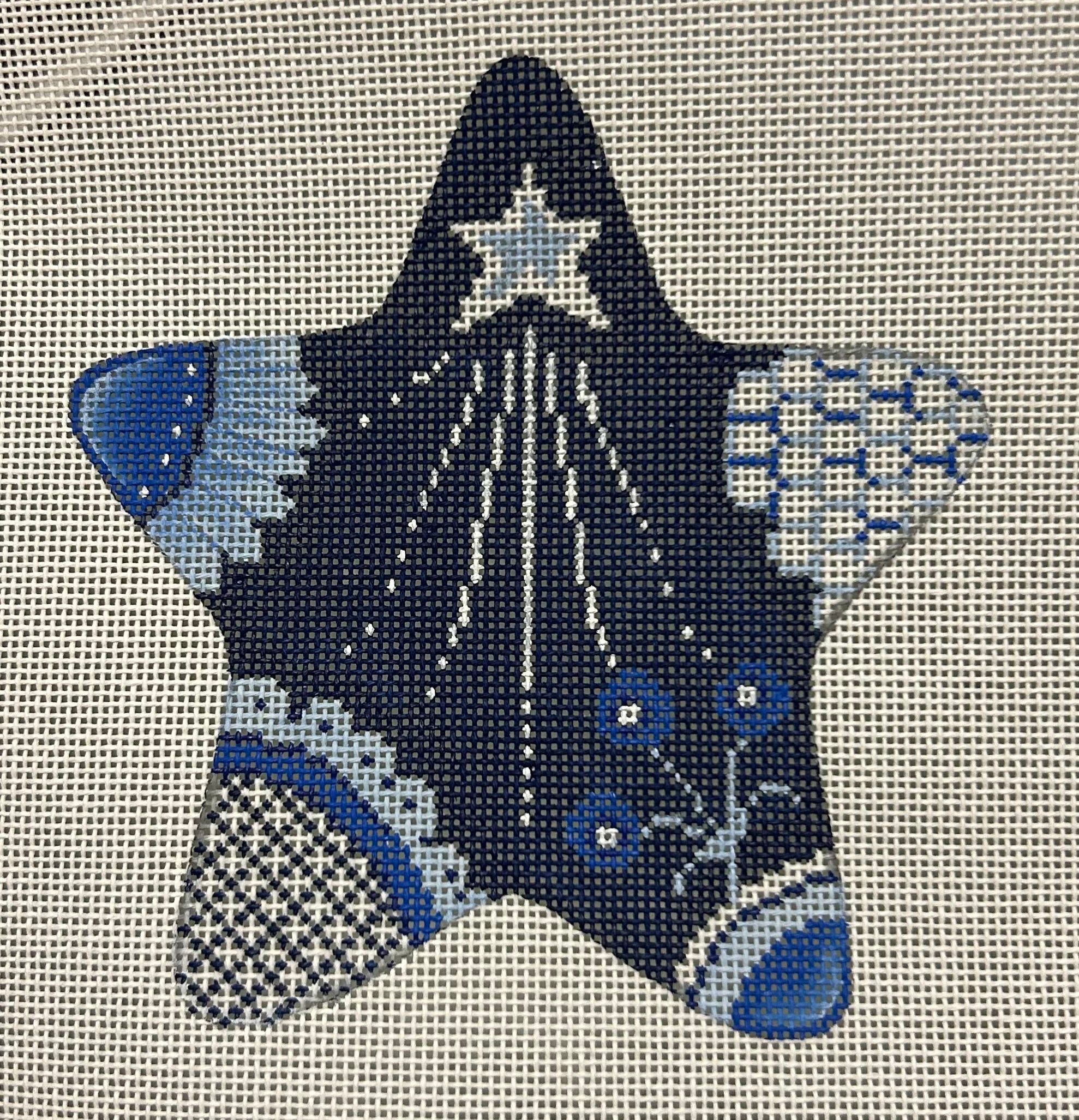 Blue & White Star - Shining Star