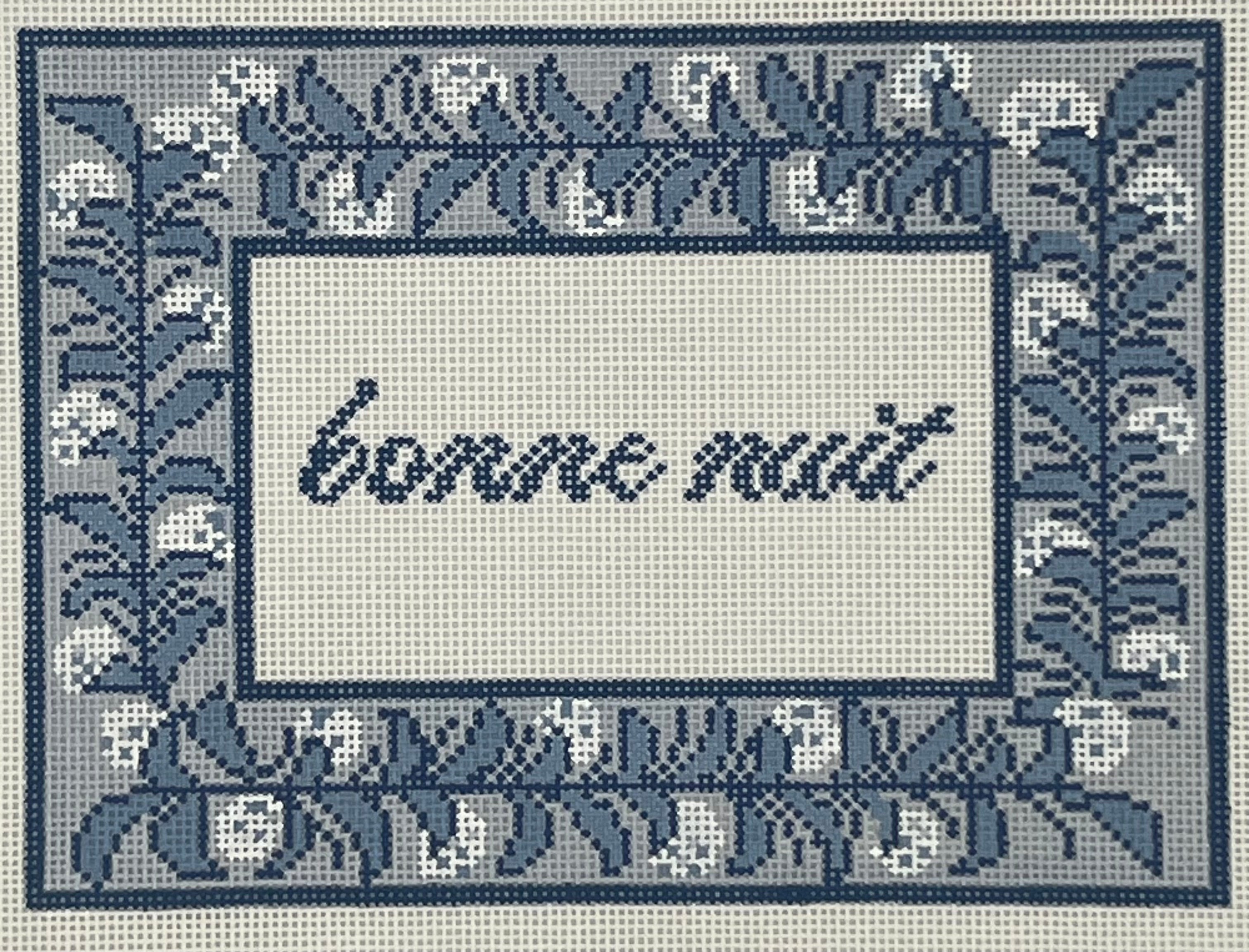 Bonne Nuit Sign - Blue