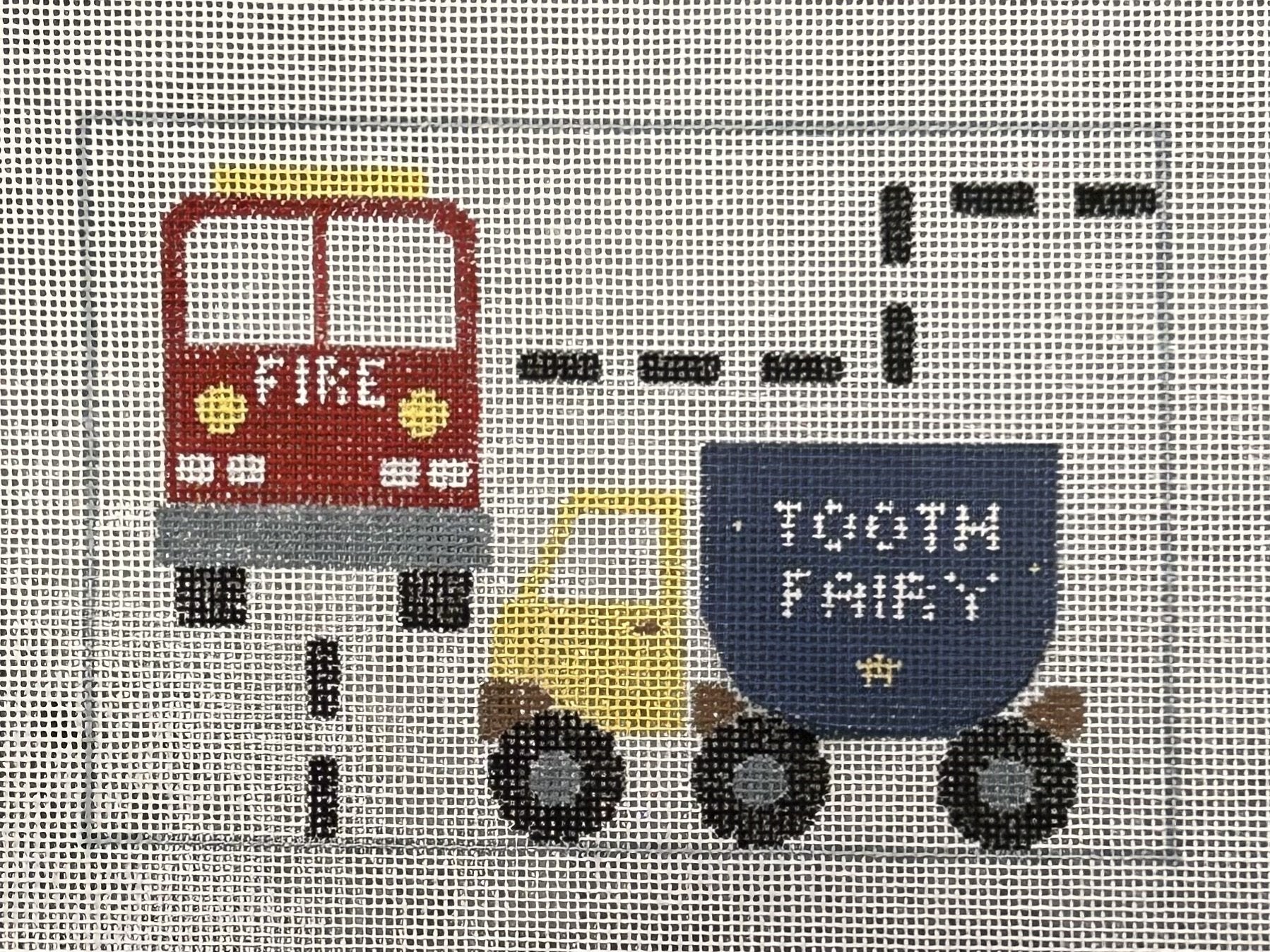Trucks Tooth Fairy Pillow