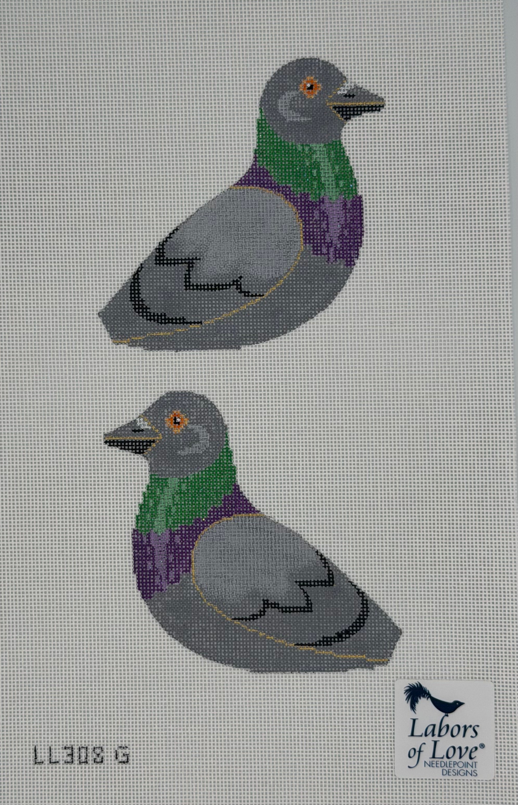 3D Clip-on Bird - Pigeon