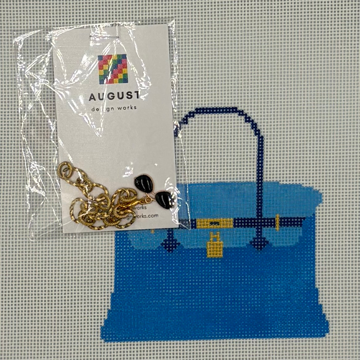 Blue Bougie Charm Bag