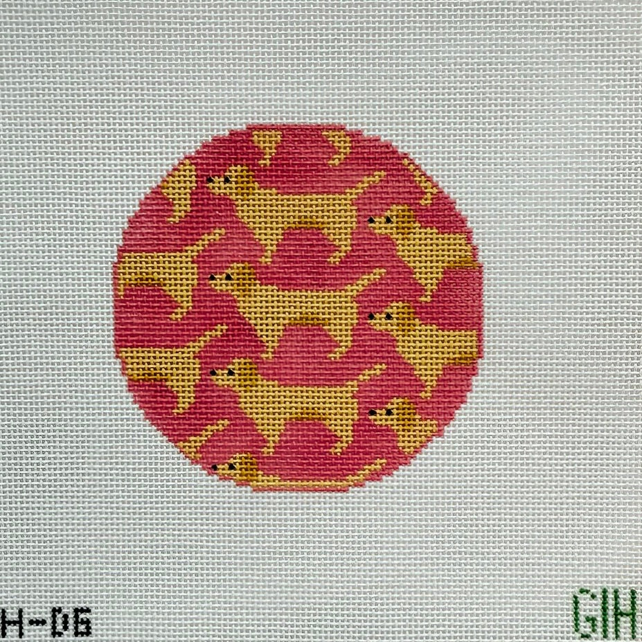 Golden Retriever Round