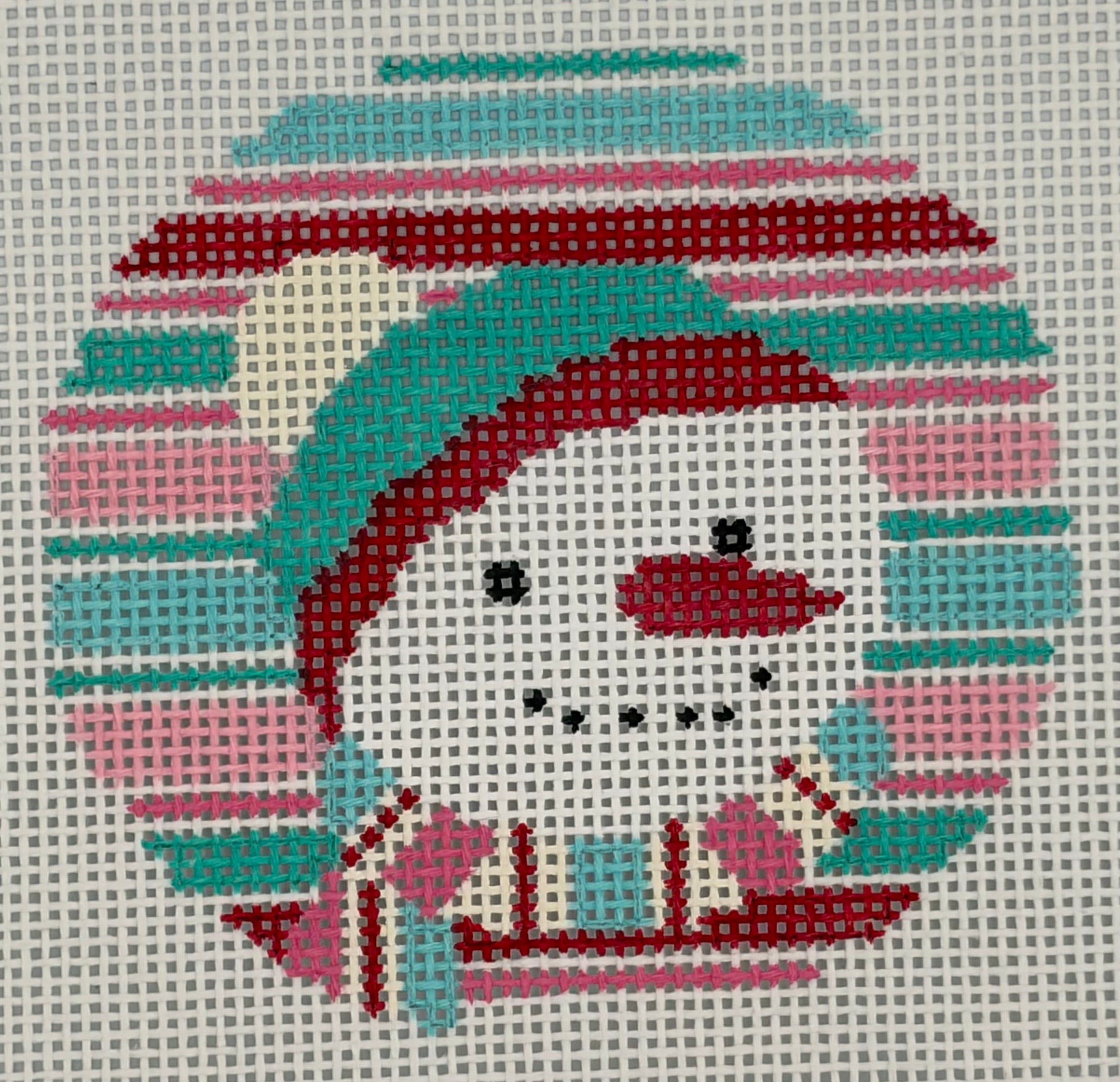 Snowman with Stripes