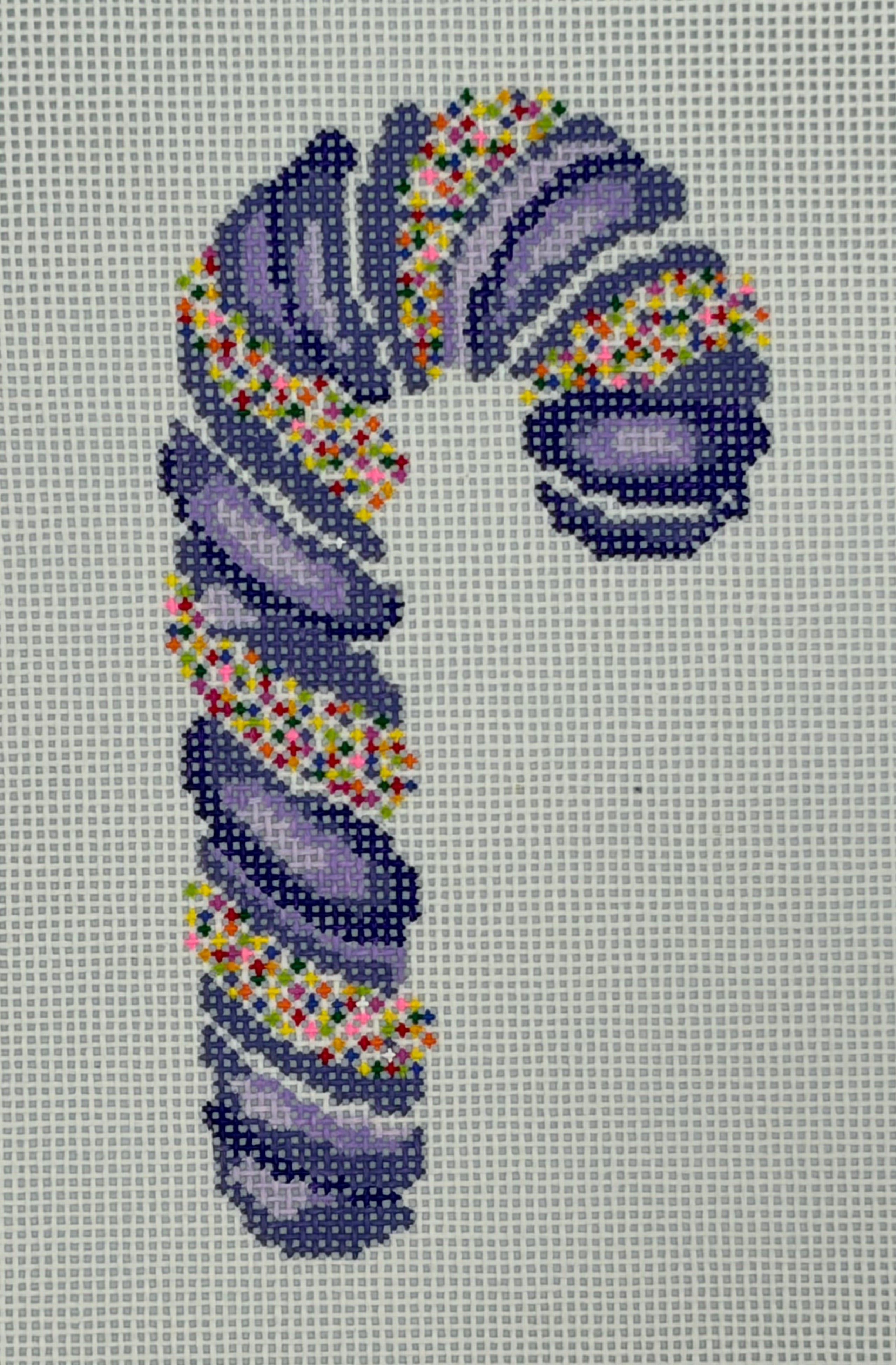 Sprinkle Candy Cane Purple