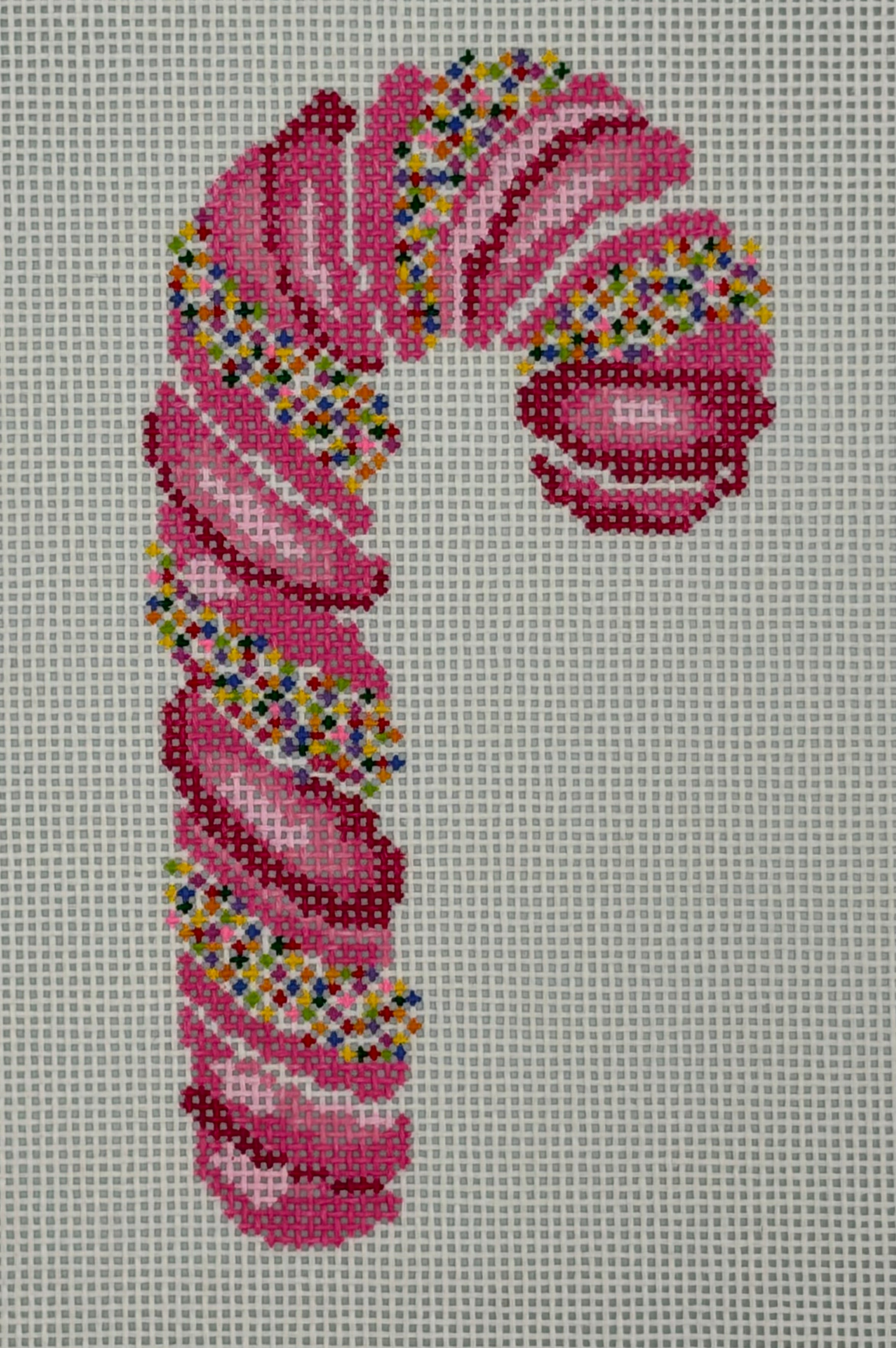 Sprinkle Candy Cane Pink