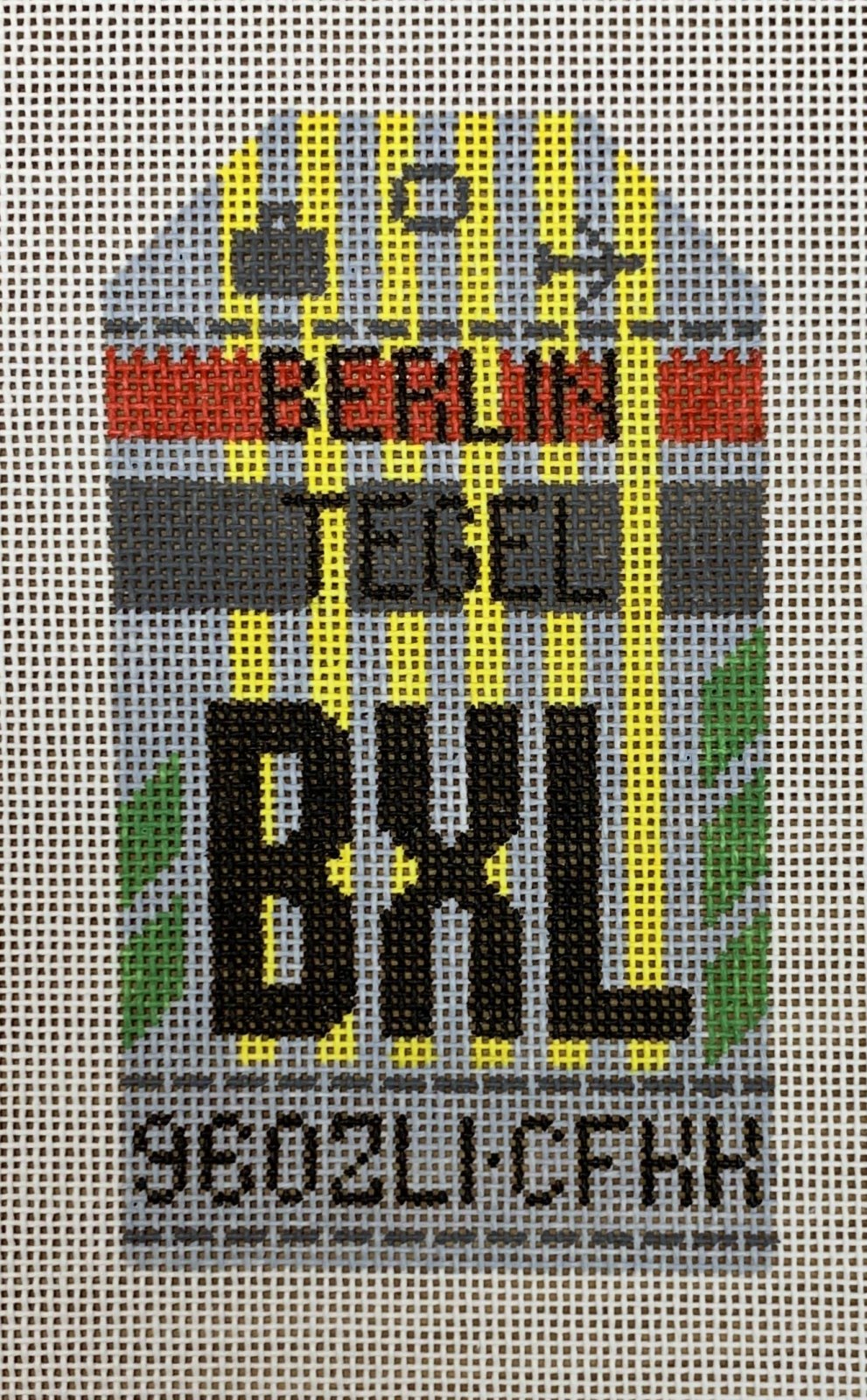 Berlin Retro Travel Tag