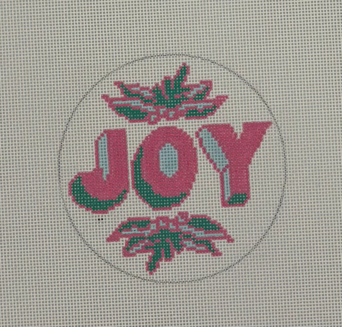 Joy - Pink and green Round