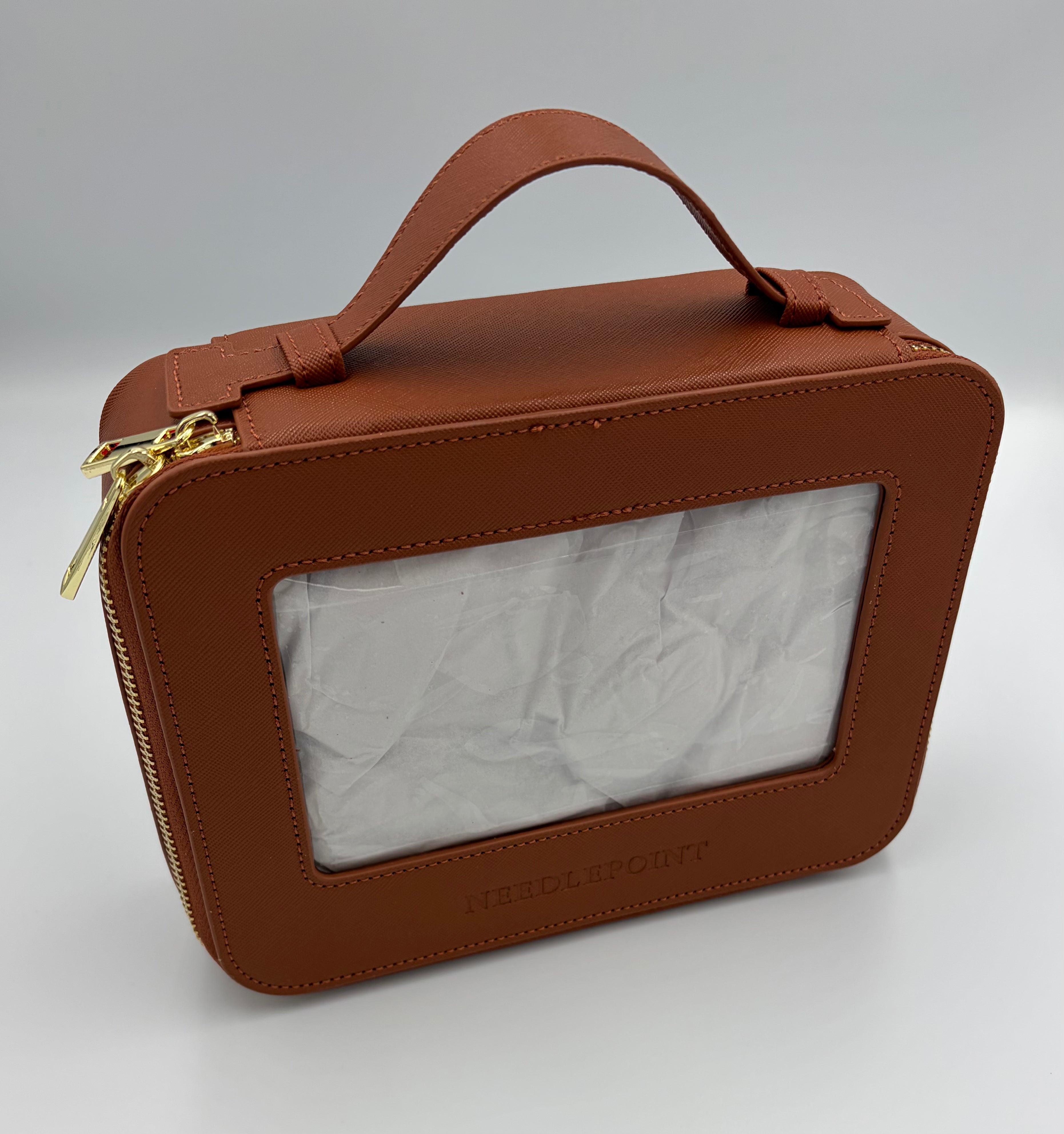 Needlepoint Essentials Carry All - Cognac