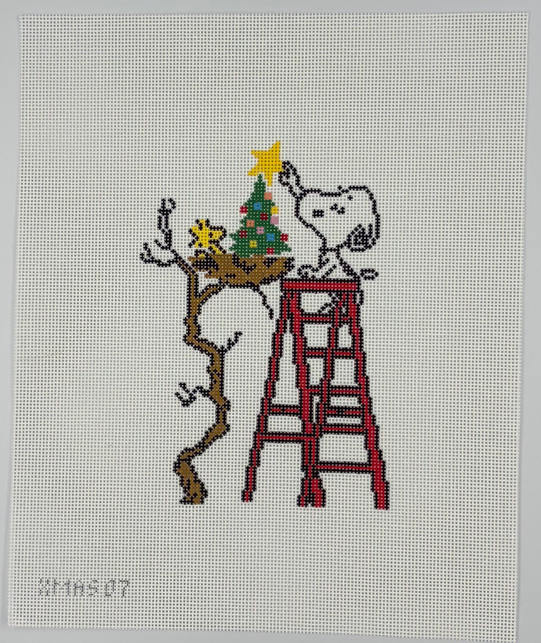 Snoopy Decorating the Tree