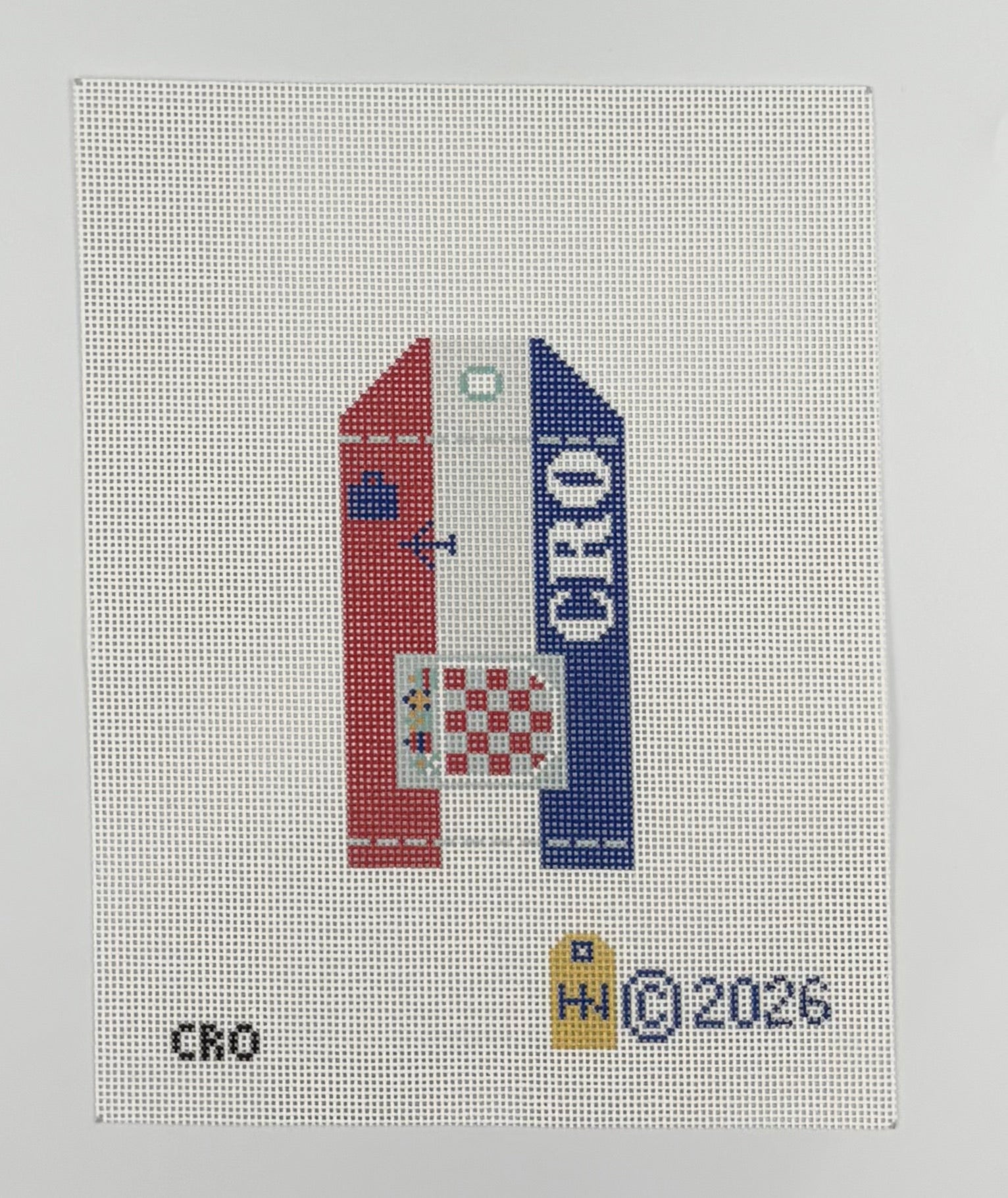 Travel Tag Wee Flag - Croatia