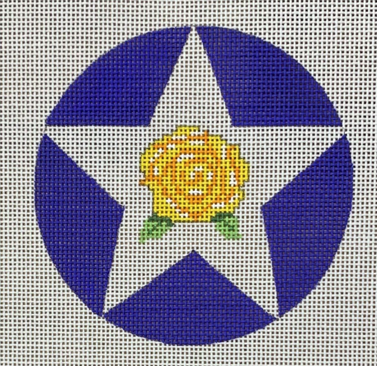 Texas Ornament - Yellow Rose