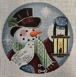 Snowman with Owl