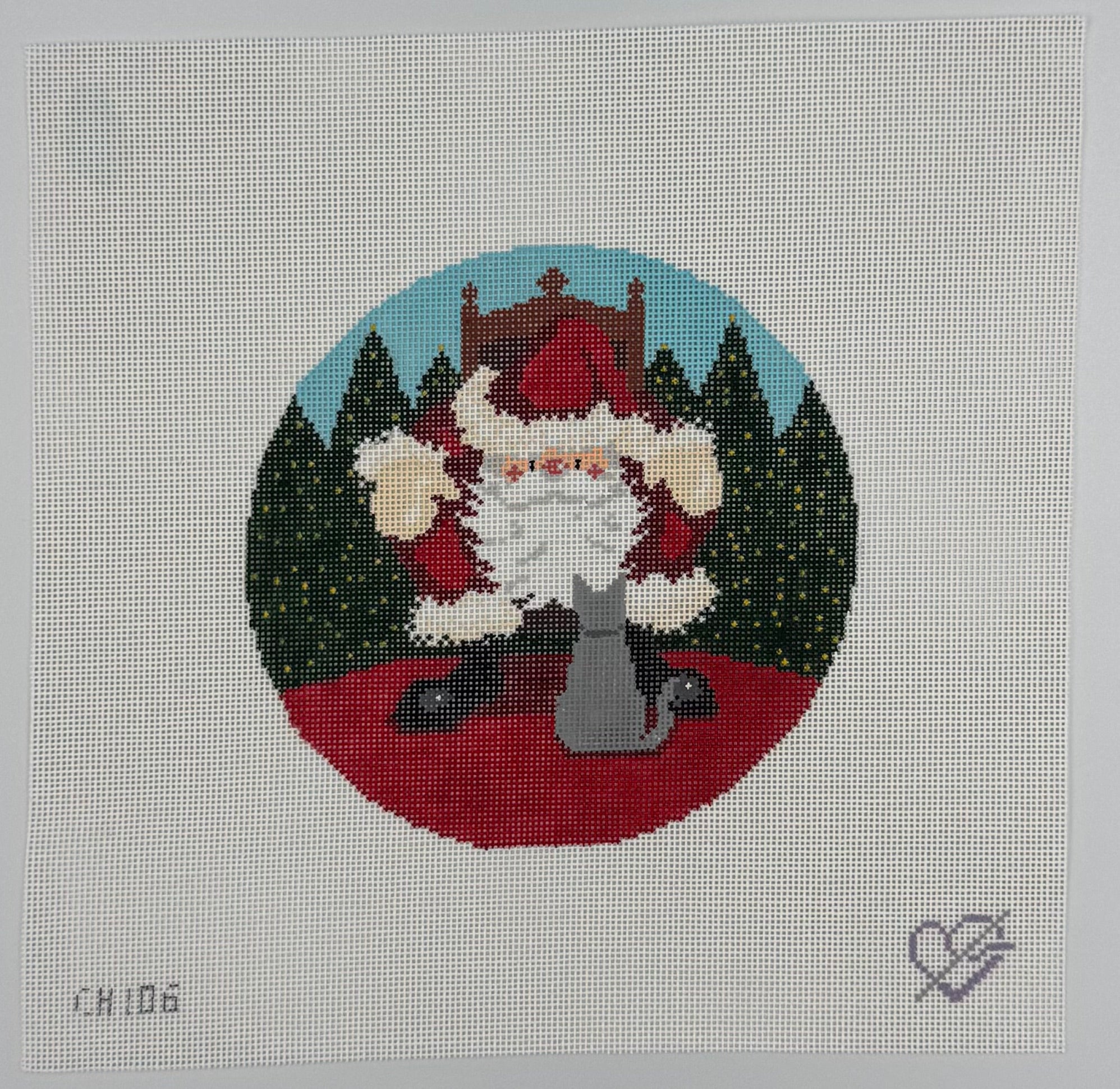 Santa and Cat
