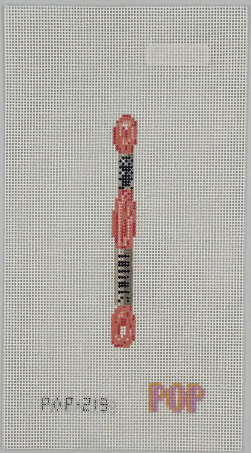 Floss Needlepoint Canvas - Coral