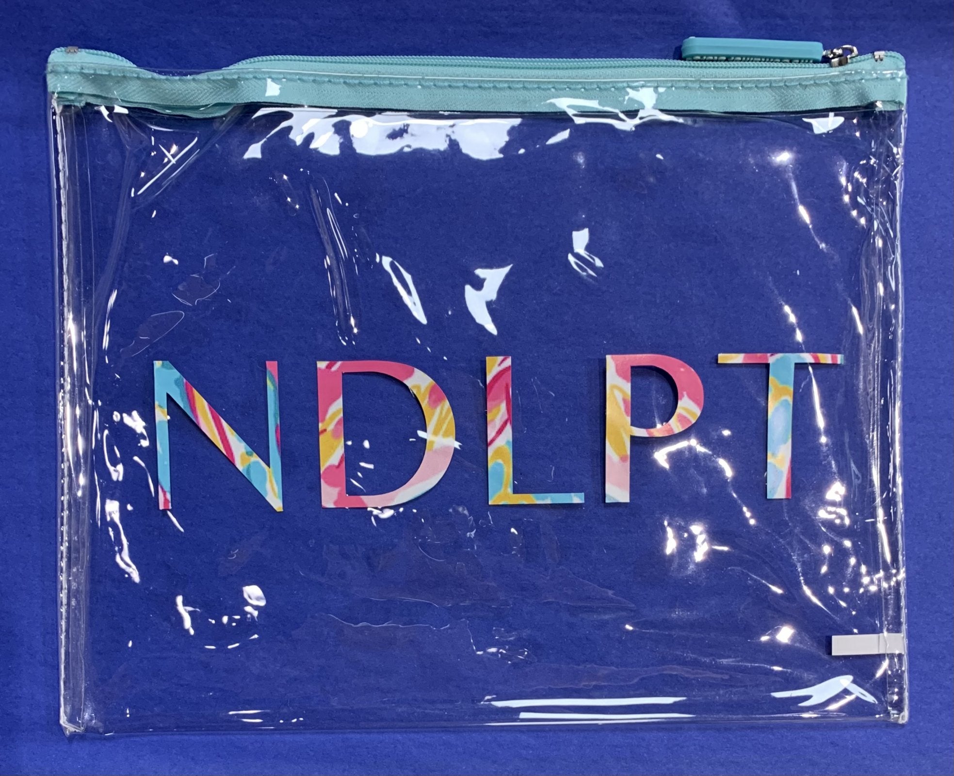 NDLPT Project Bag (turq zipper)