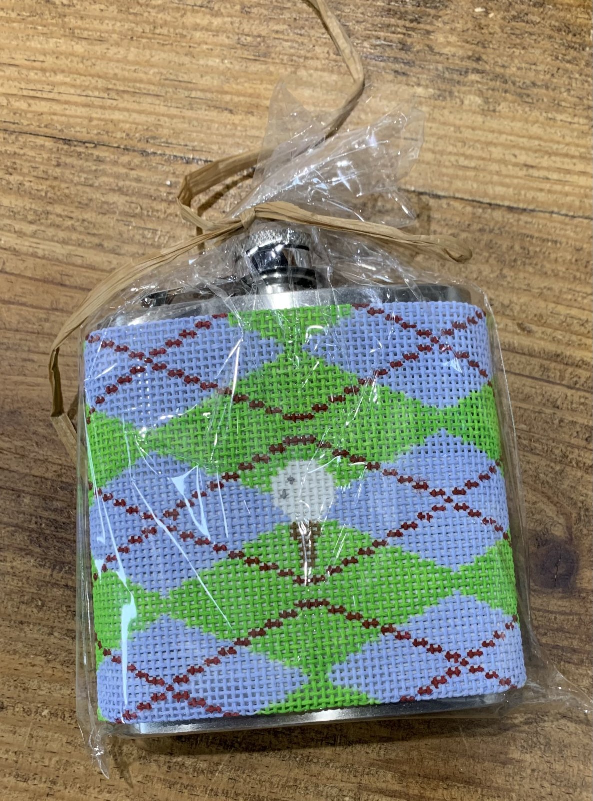 Argyle Self-Finishing Hip Flask