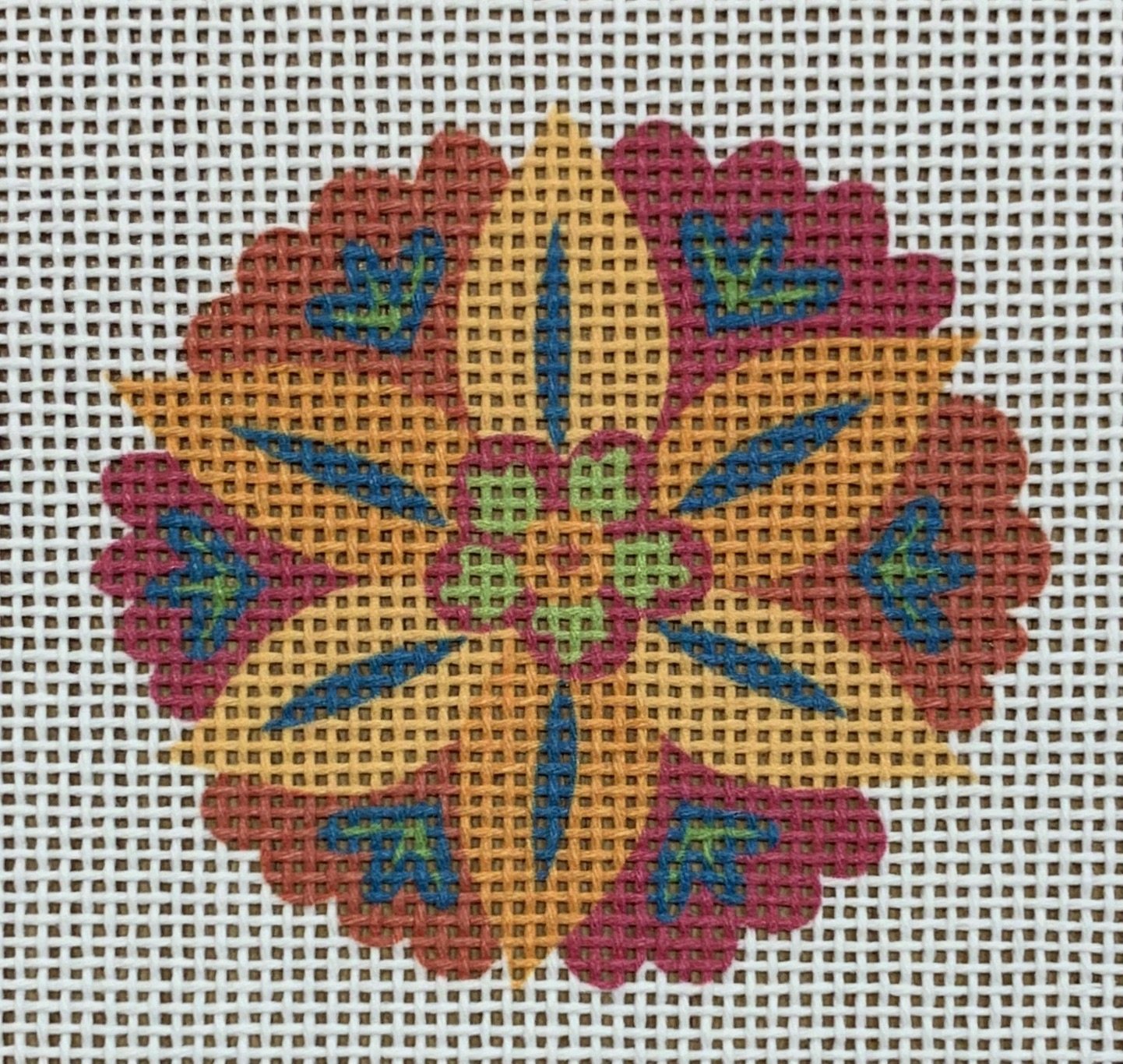 Botanica Flower - Yellow 3" Round