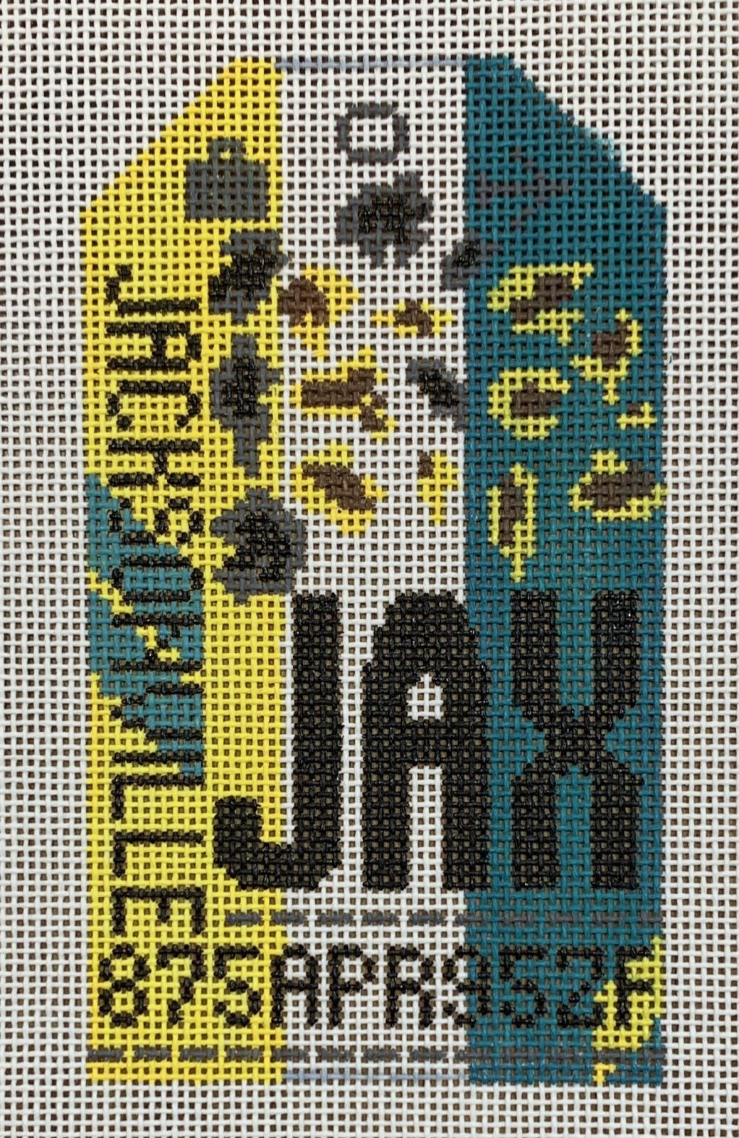 Jacksonville Retro Travel Tag