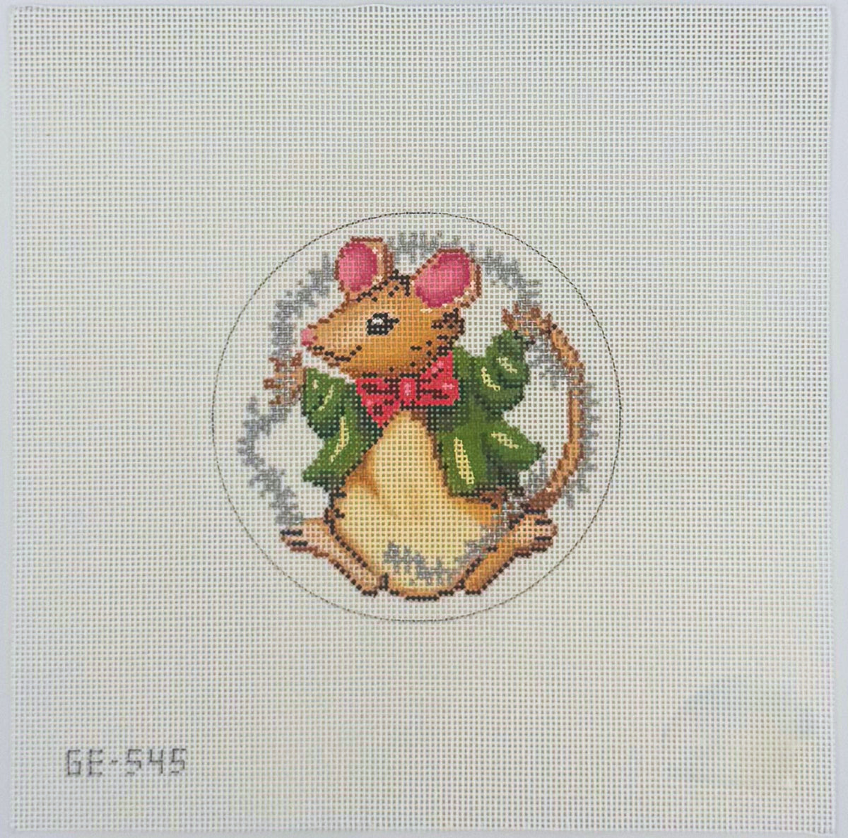 Christmas Mouse with Tinsel