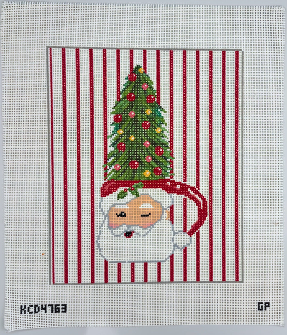 Giant Santa Mug w/Tree