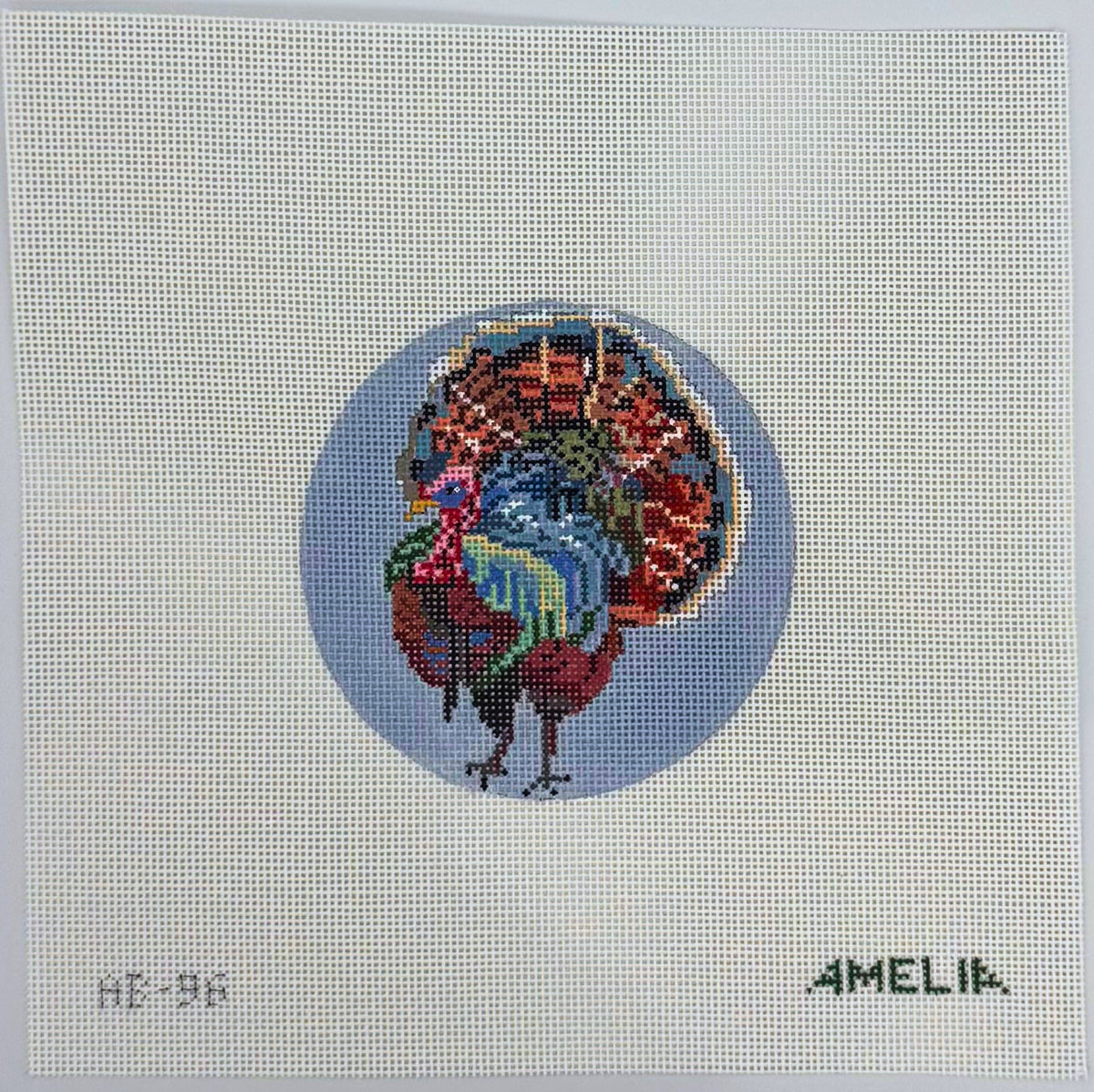 Colorful Turkey Round