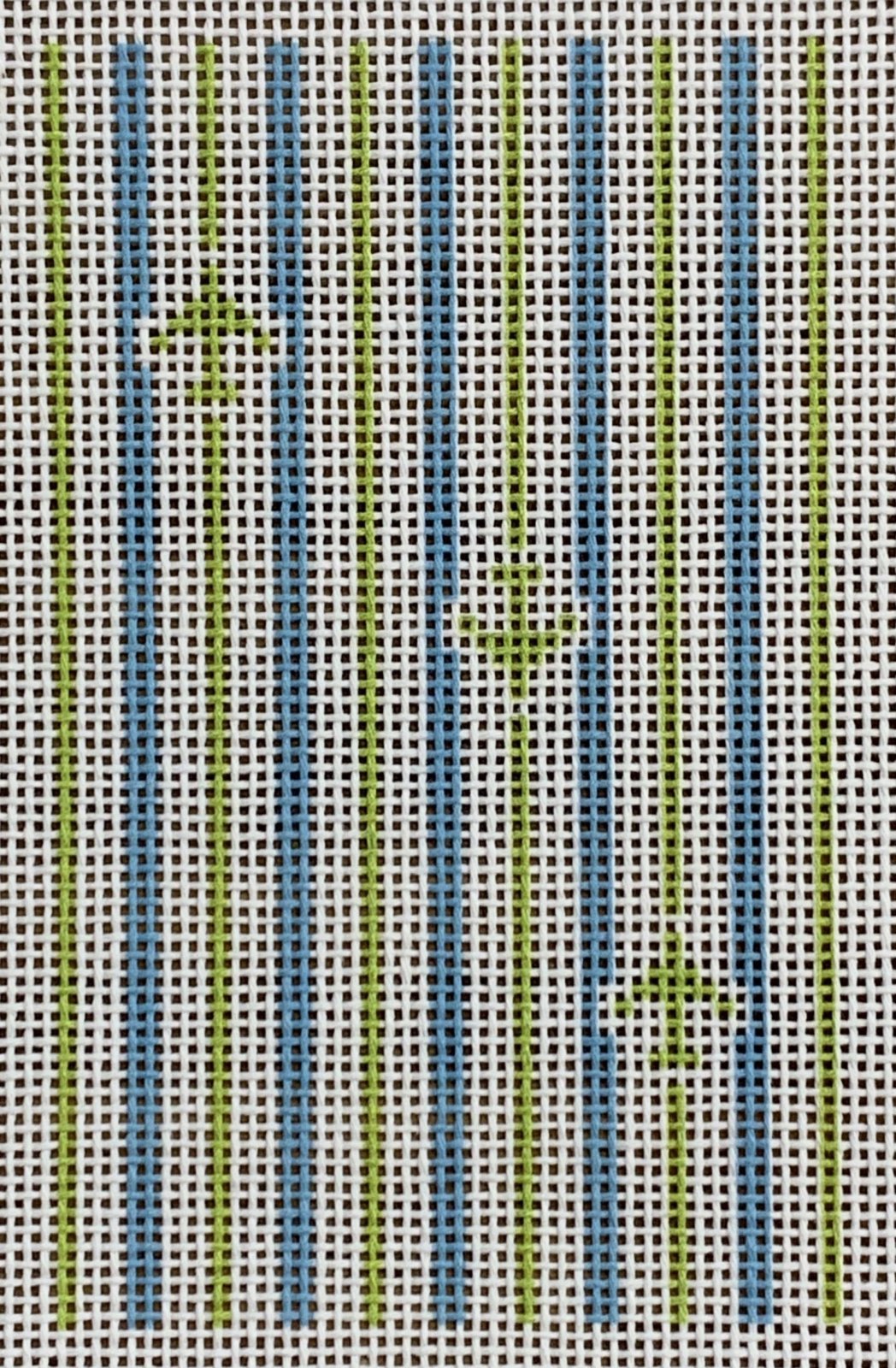 Airplane Stripe Aqua/Lime Green Passport Cover Insert