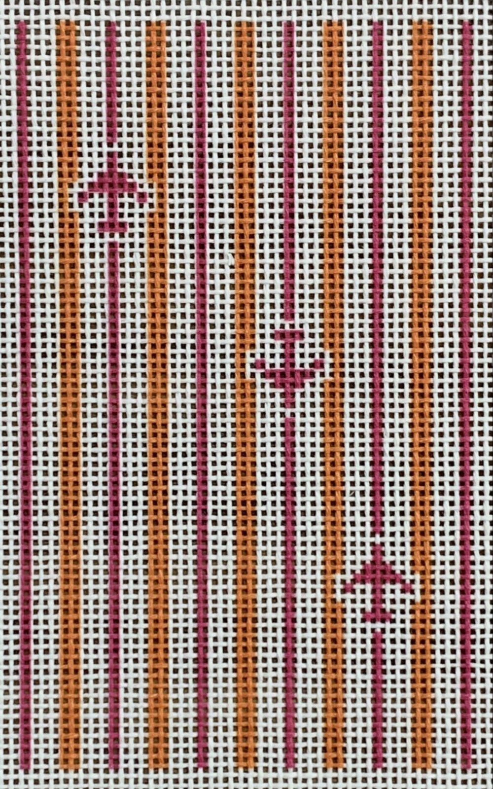Airplane Stripe Orange/Pink Passport Cover Insert