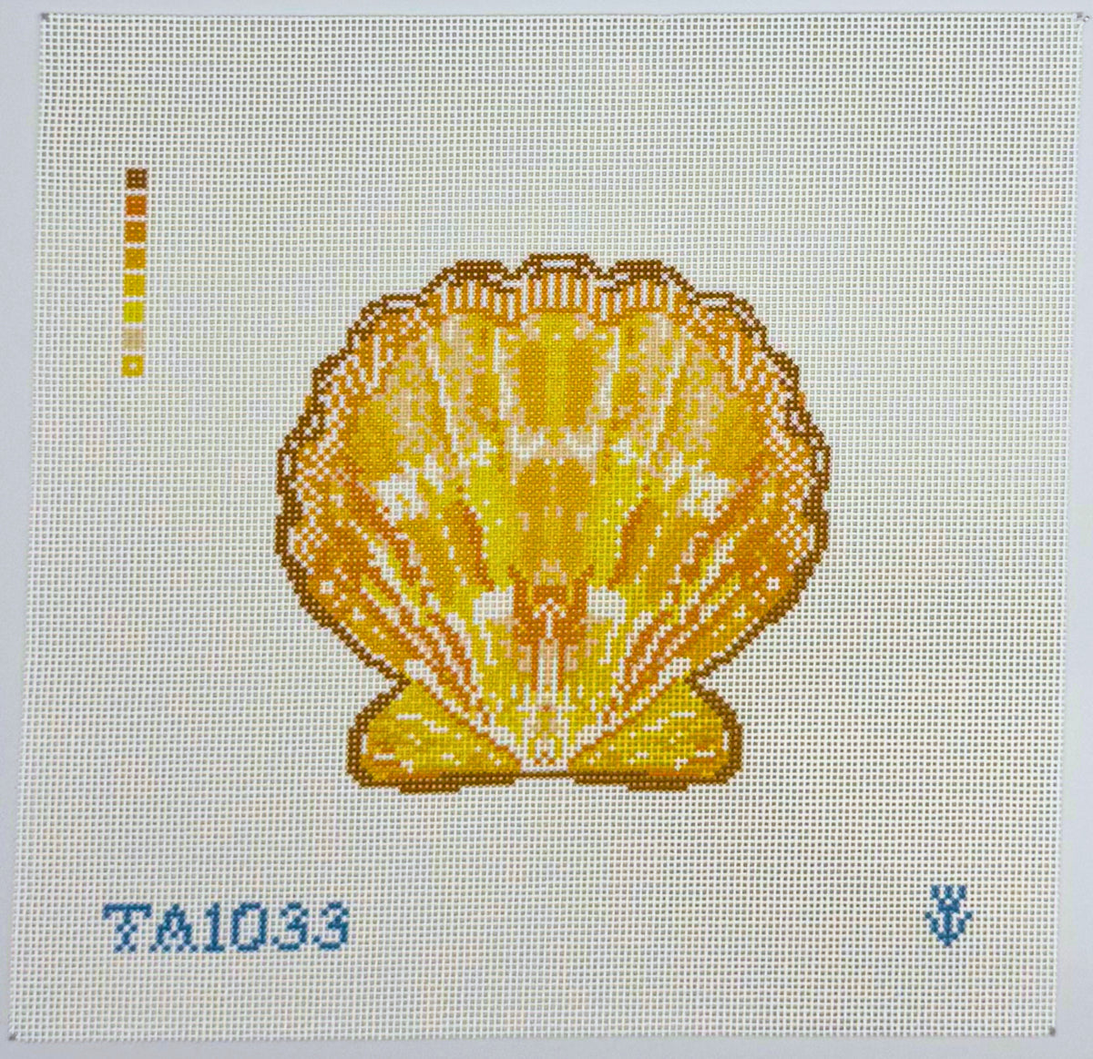Scallop Ornament - Yellow