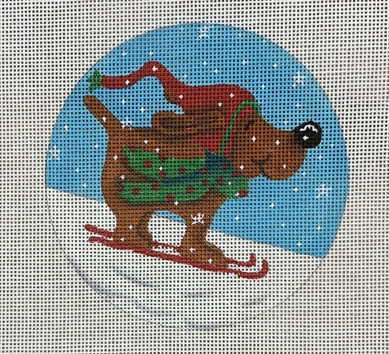 Dog Skiing