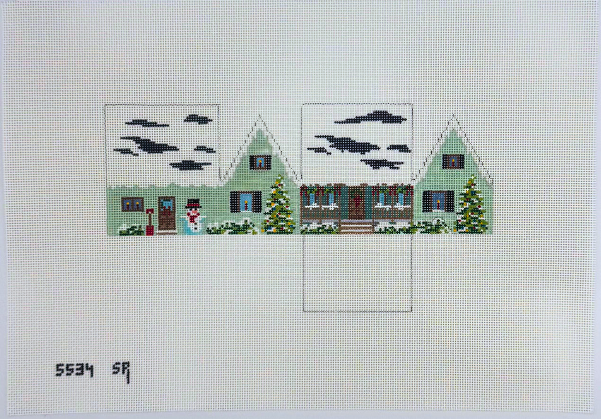 Green Mini Christmas House