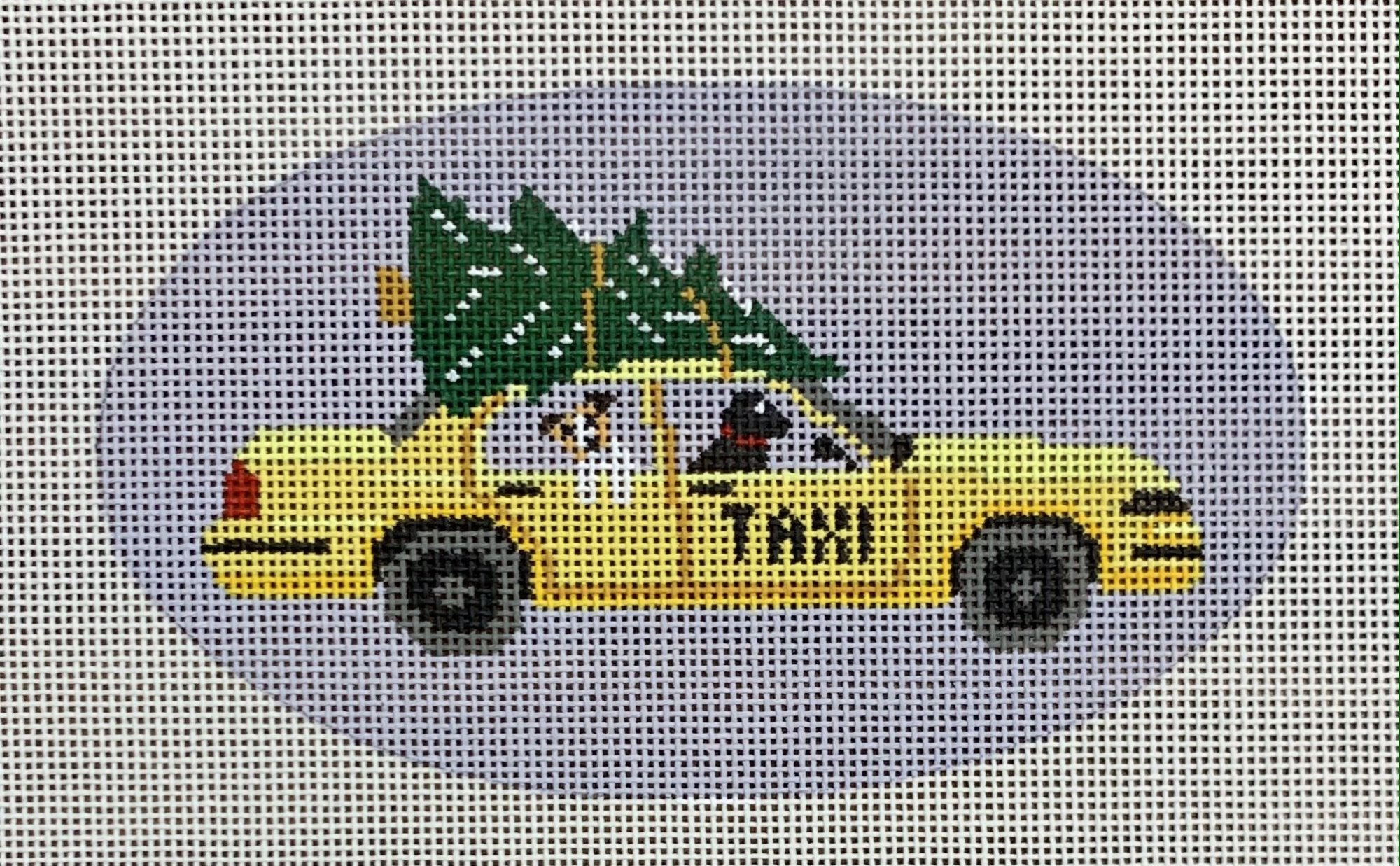 NYC Taxi w/ Christmas Tree