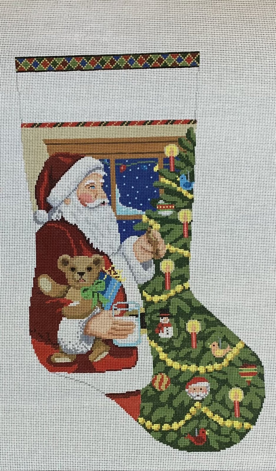 Santa & Cookies w/ Tree