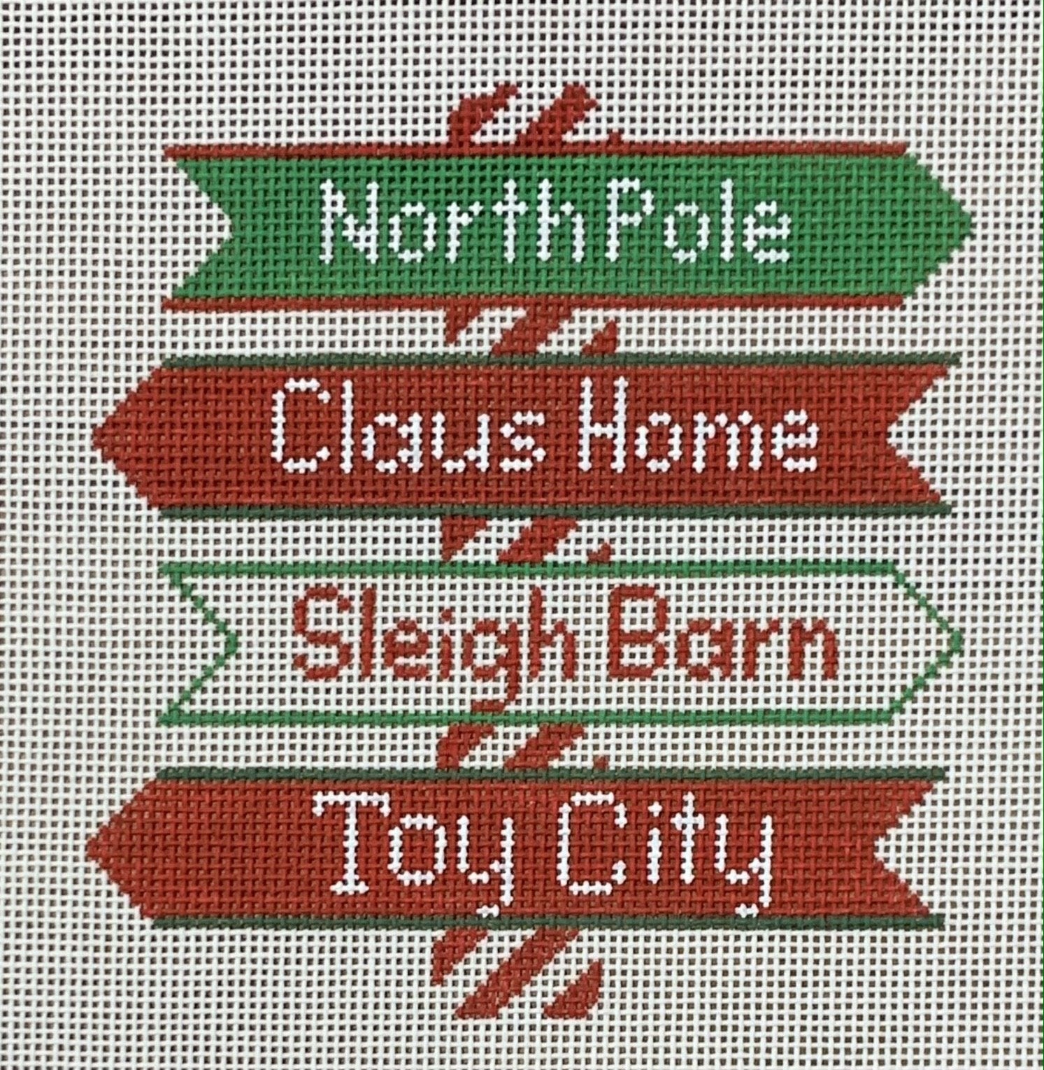 North Pole Destination Sign