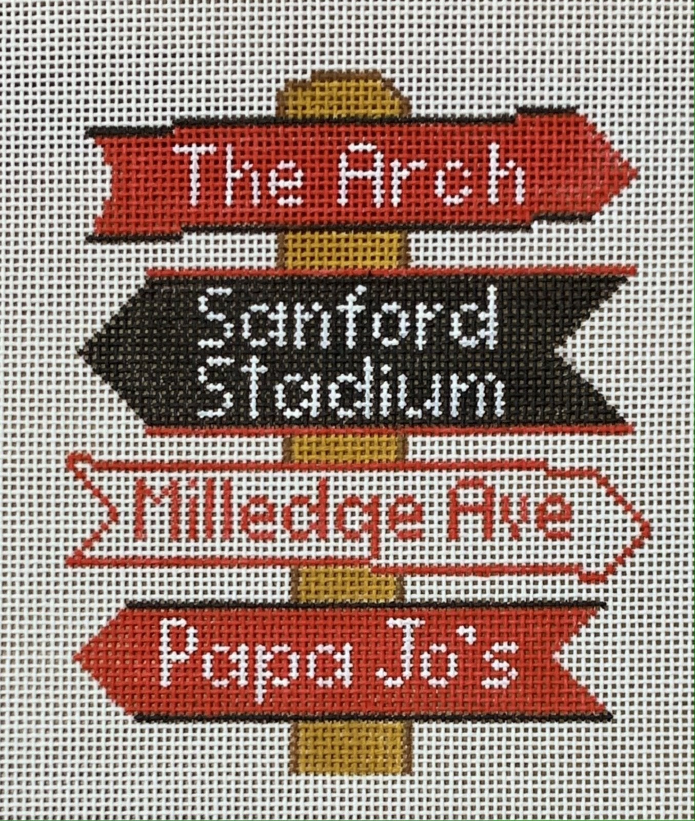 Georgia College Icon Destination Sign