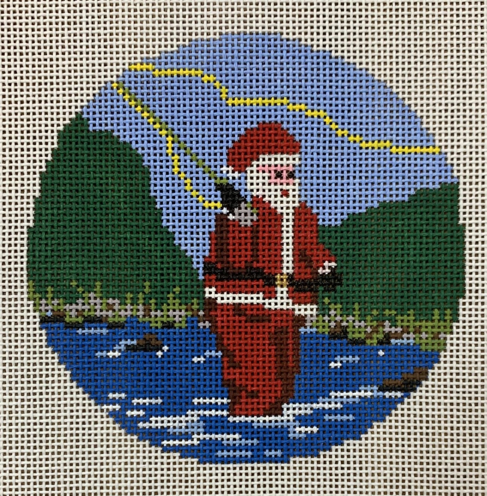 Sporty Santa - Fly Fishing